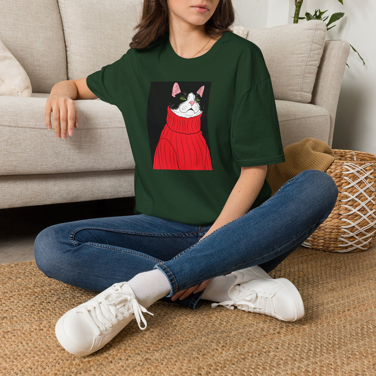 Lazy Cat Unisex Softstyle T-Shirt