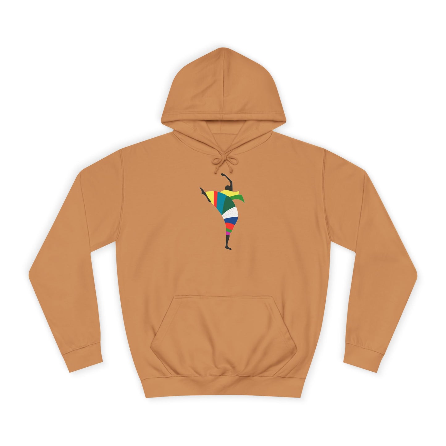 Colorful Dancer Unisex College Hoodie - Stylish Daily Wear