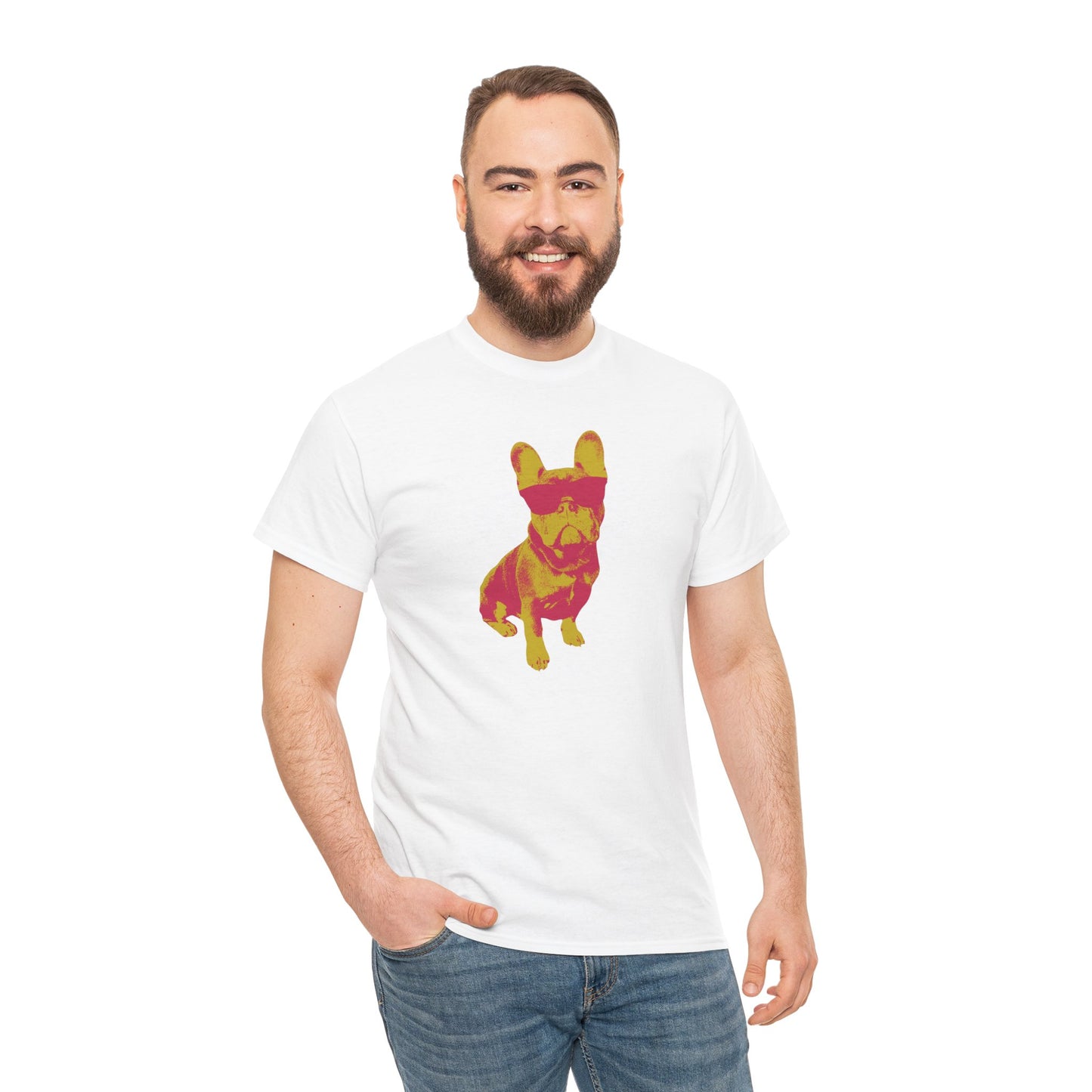 French Buldog Unisex Heavy Cotton Tee