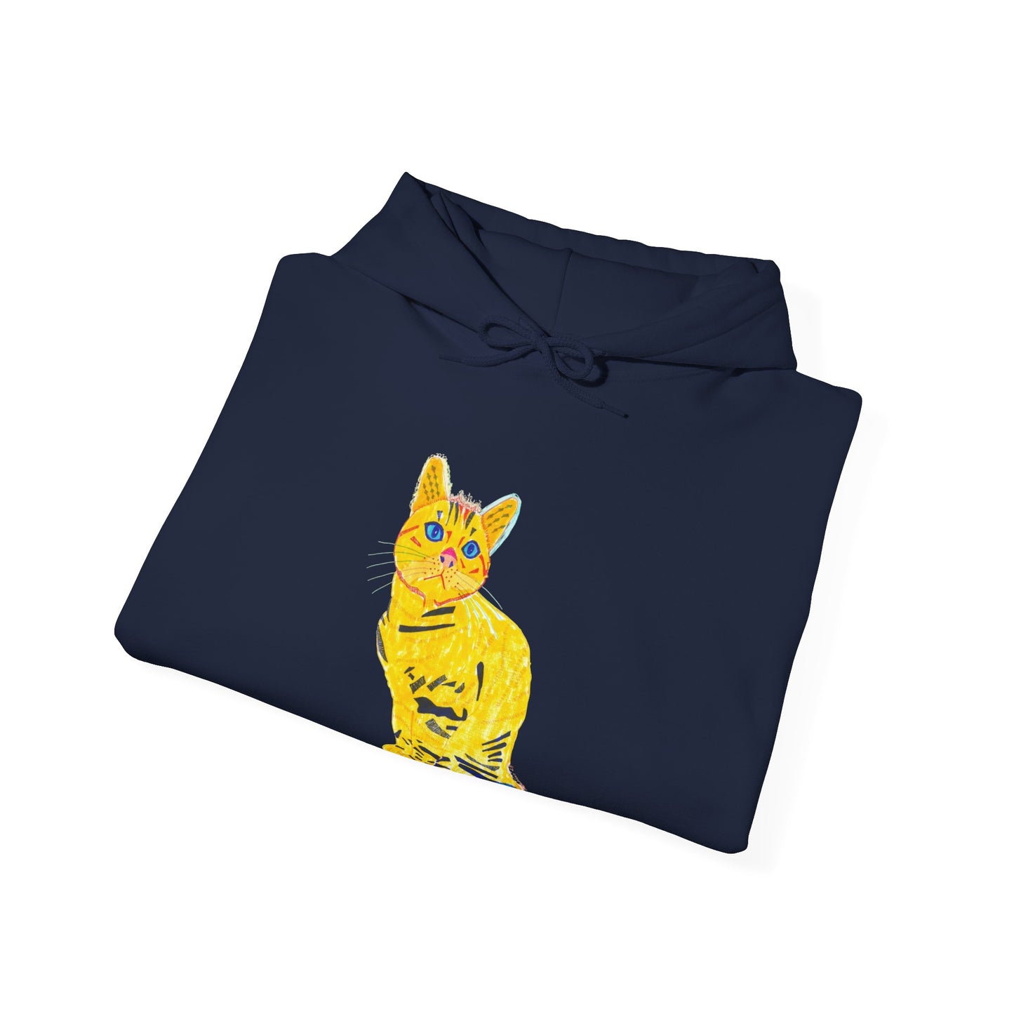Yellow Cat Unisex Heavy Blend™ Hooded Sweatshirt