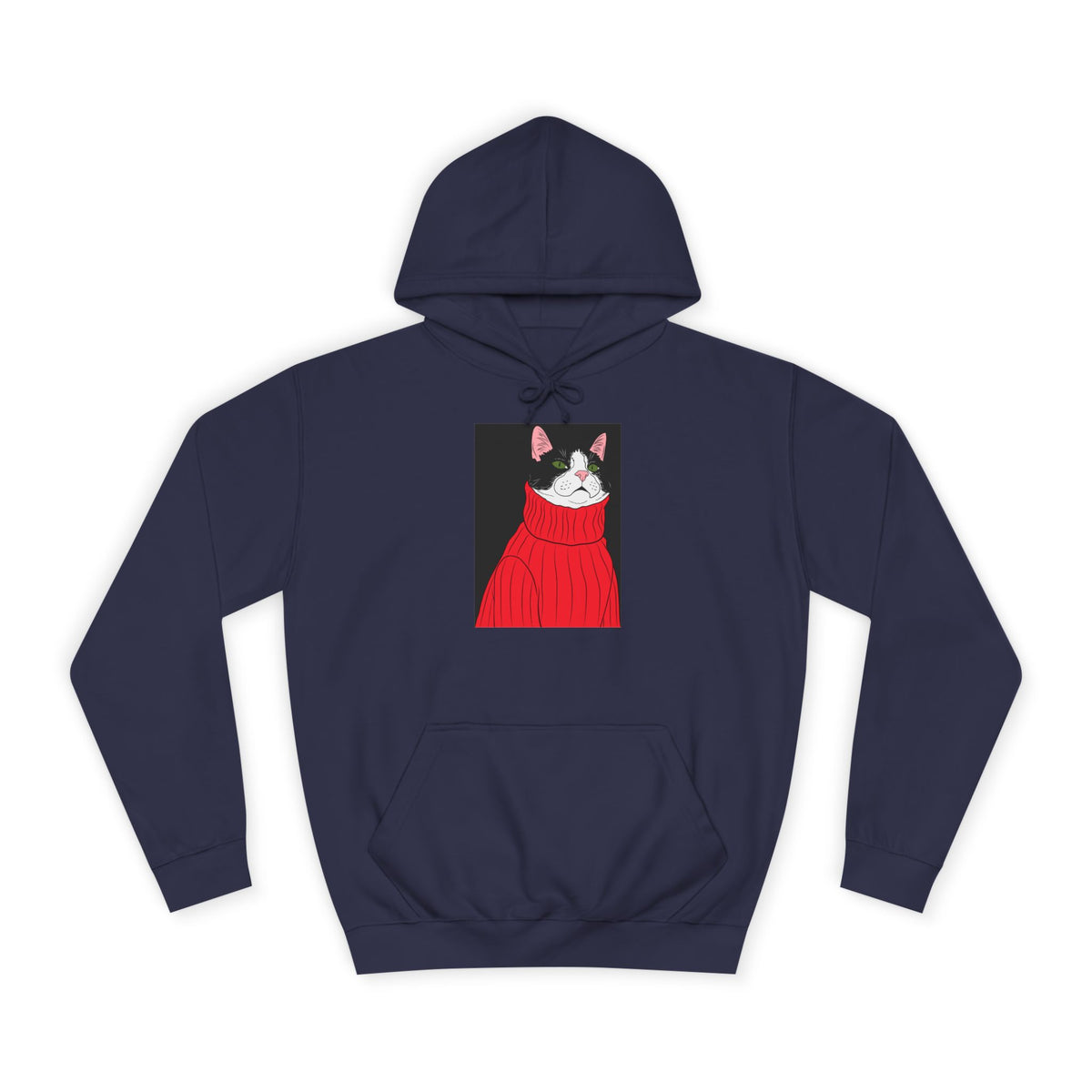 Lazy cat Unisex College Hoodie