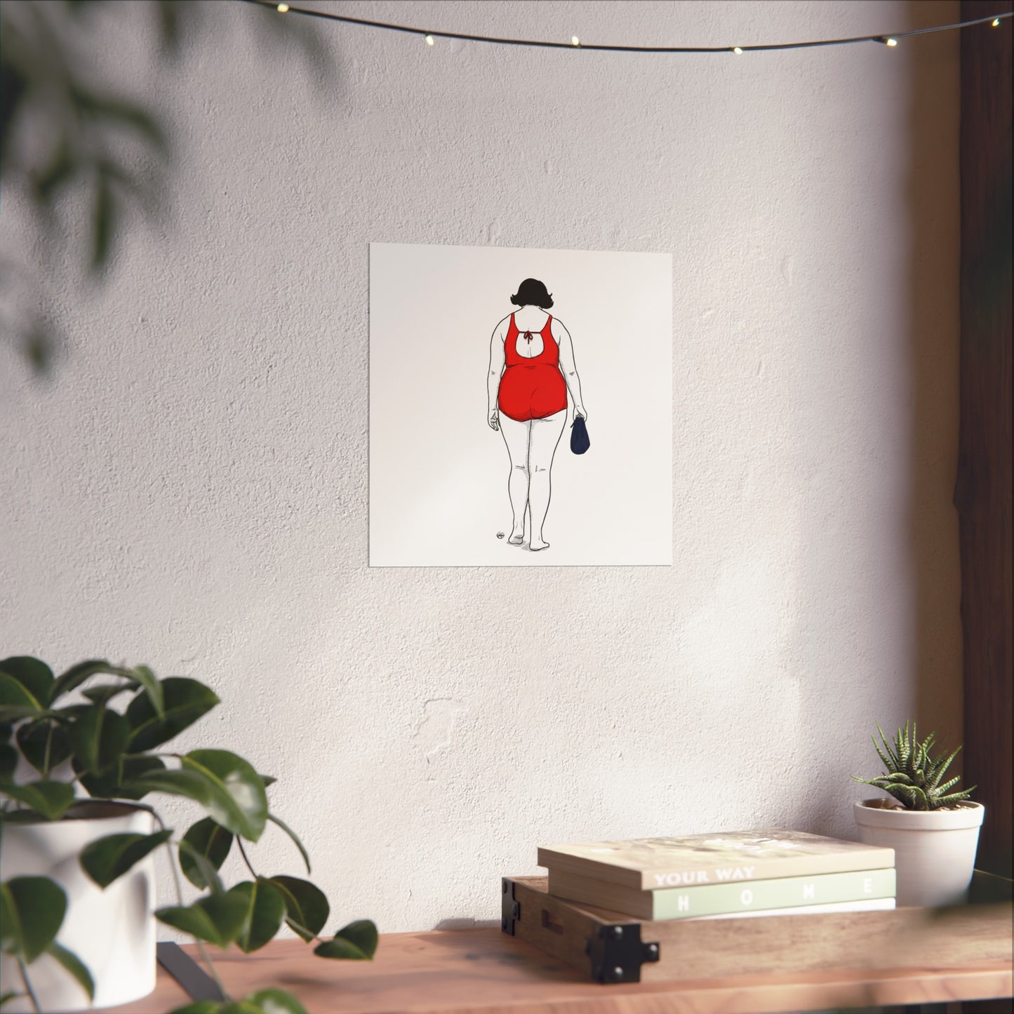 Elegant Swimmer lady Fine Art Posters