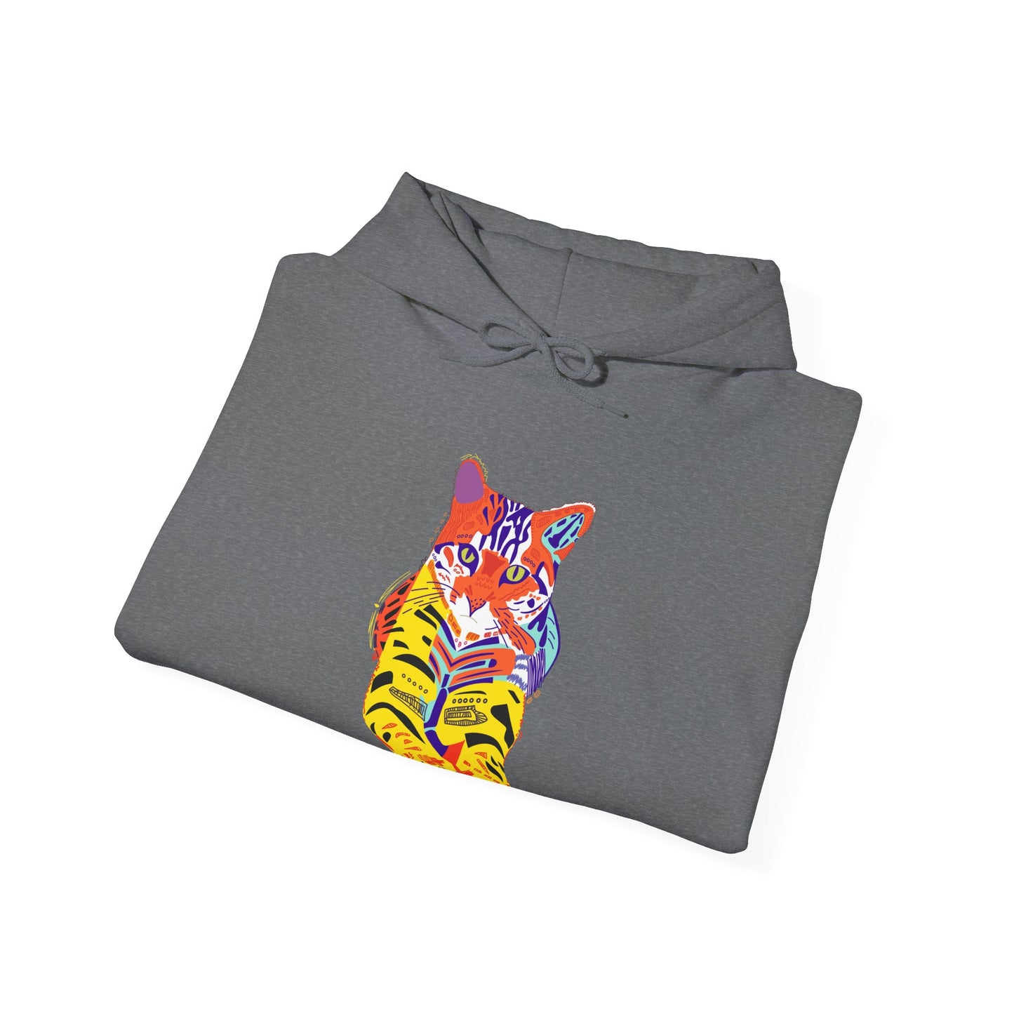 Tiger Cat Unisex Heavy Blend™ Hooded Sweatshirt