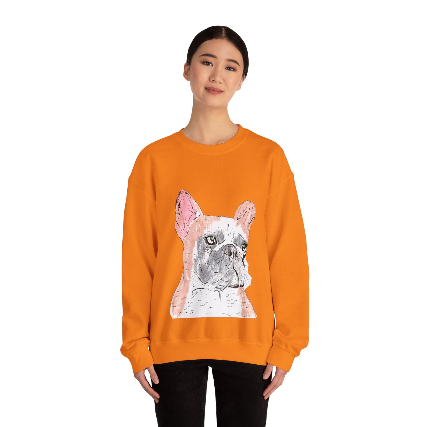 French Bulldog Art Sweatshirt - Cozy Unisex Crewneck for Dog Lovers