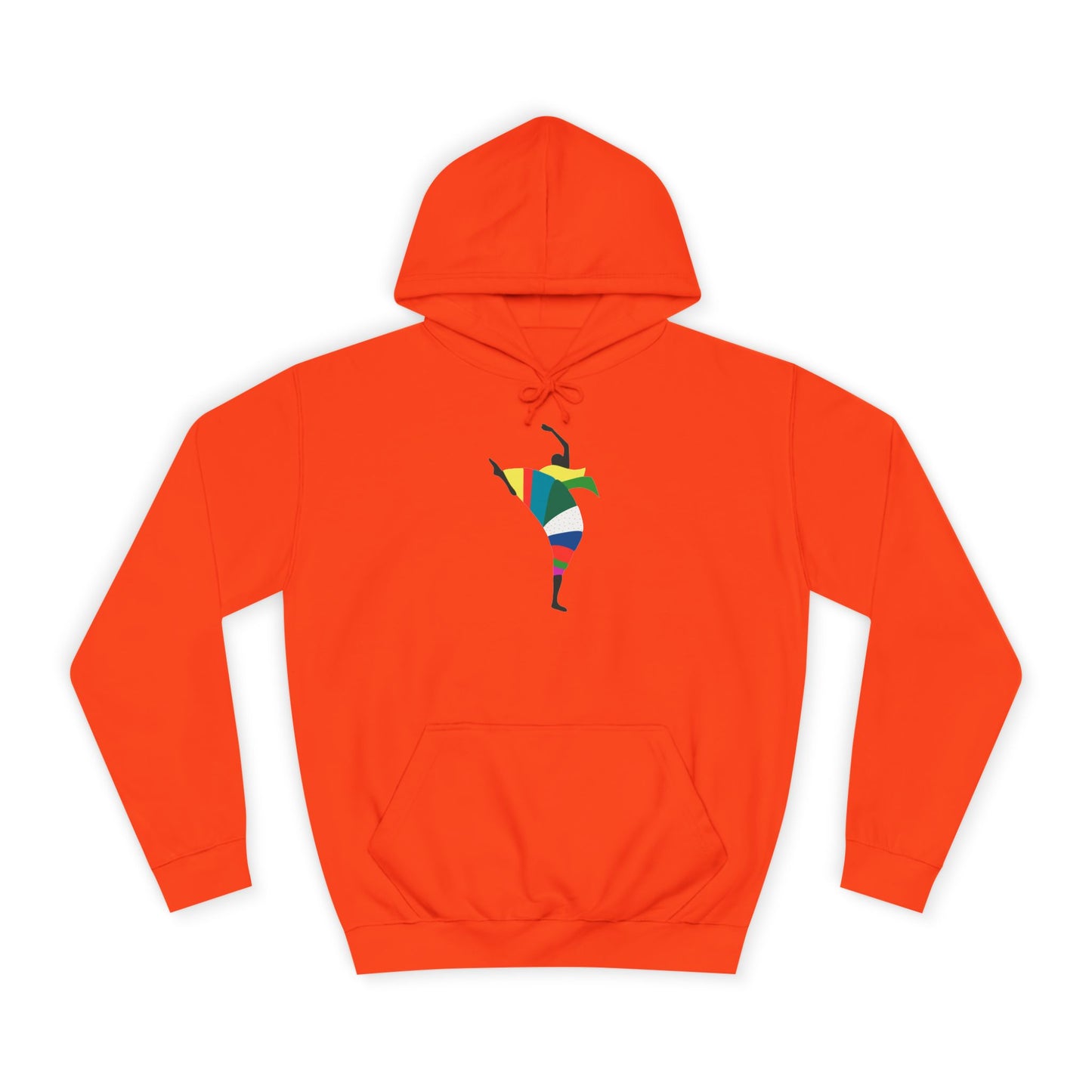 Colorful Dancer Unisex College Hoodie - Stylish Daily Wear