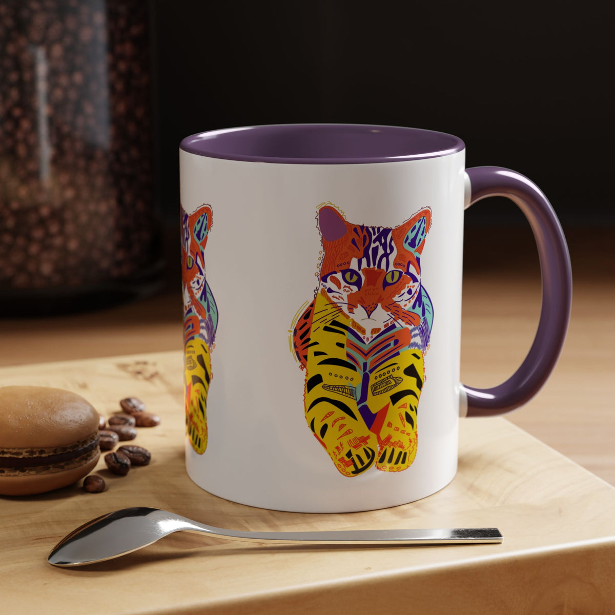 Tiger Cat Accent Coffee Mug (11, 15oz)