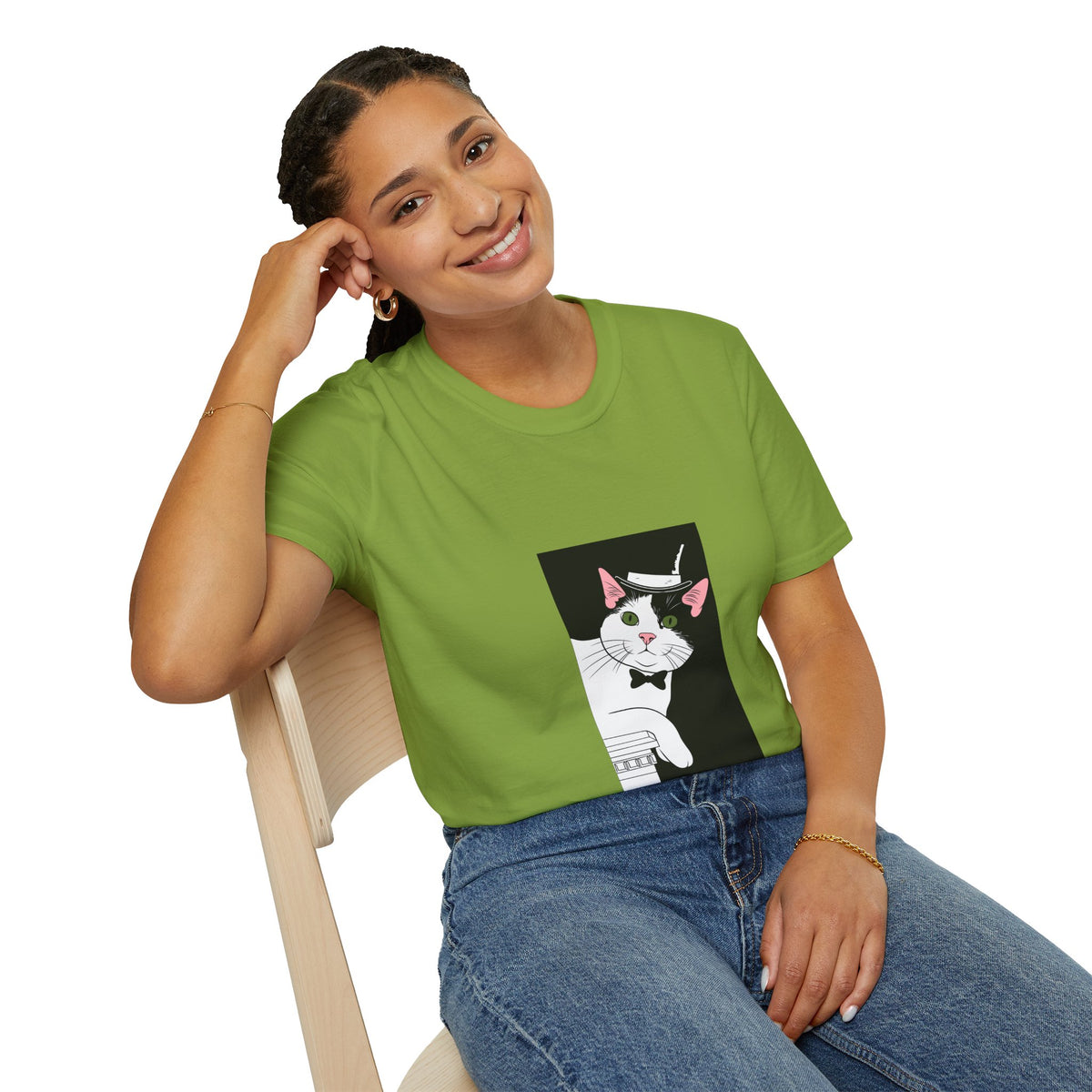 Mister Cat Unisex Softstyle T-Shirt