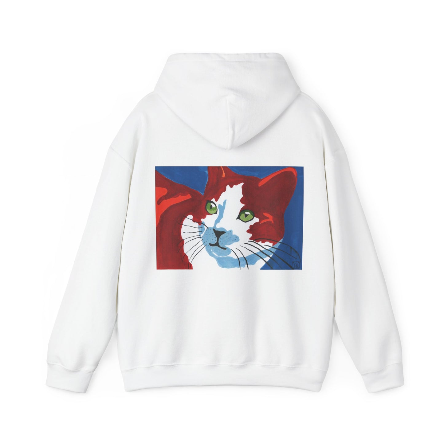 Artistic Cat Hoodie - Unisex Heavy Blend™ Sweatshirt
