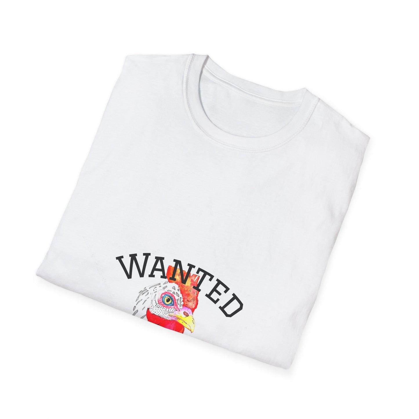 Wanted Heart T-Shirt | Unisex Softstyle Tee for Animal Lovers, Unique Gift, Casual Wear, Valentine's Day, Birthday, Fun Graphics