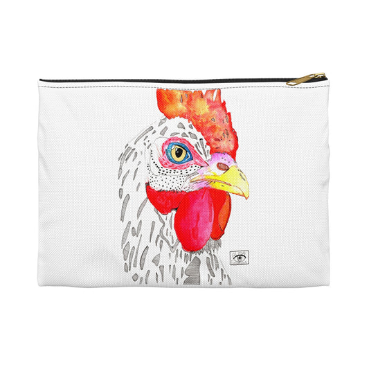 Colorful Chicken Accessory Pouch | Fun Farmhouse Storage for Everyday Essentials