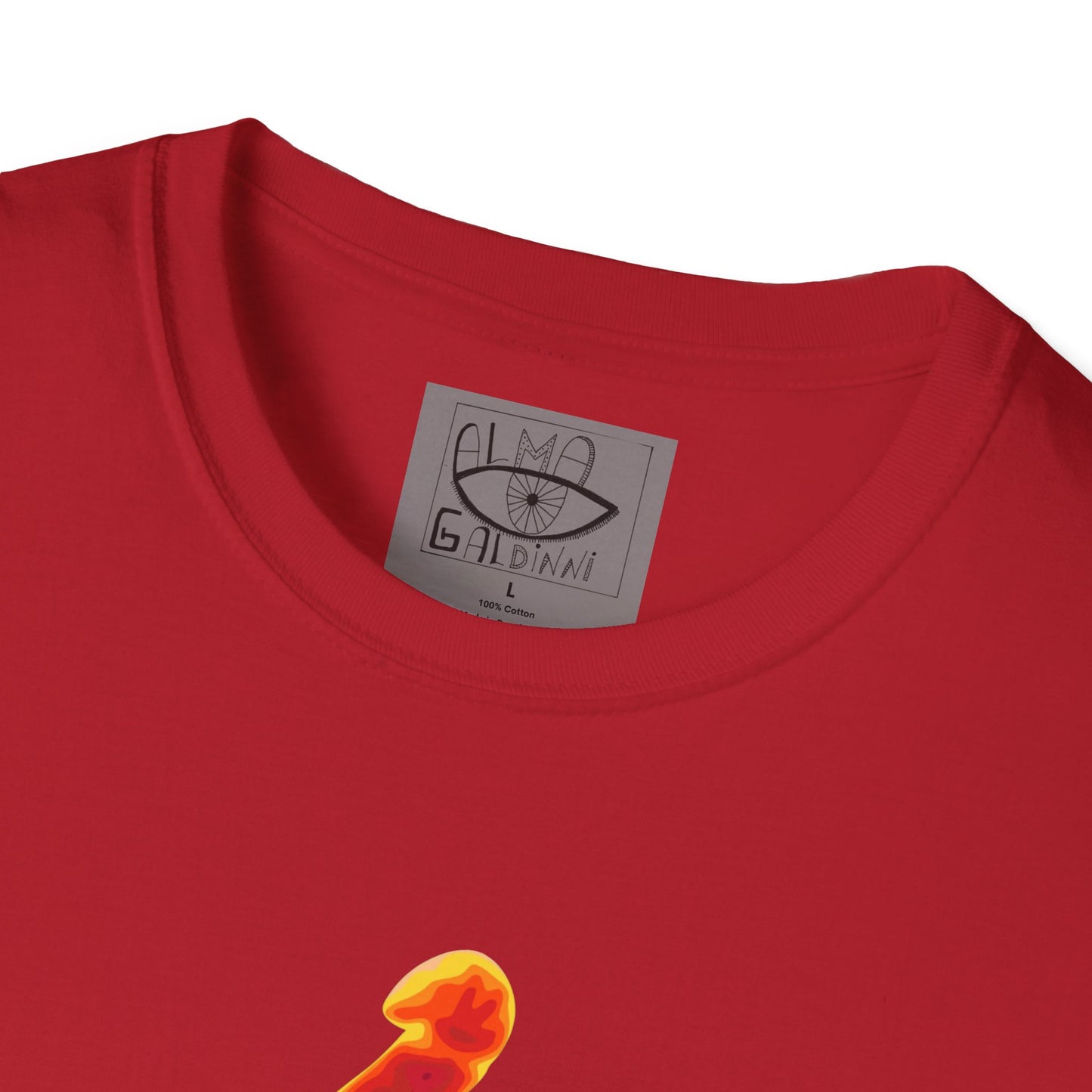 Bright Ginger Cat Unisex Softstyle T-Shirt