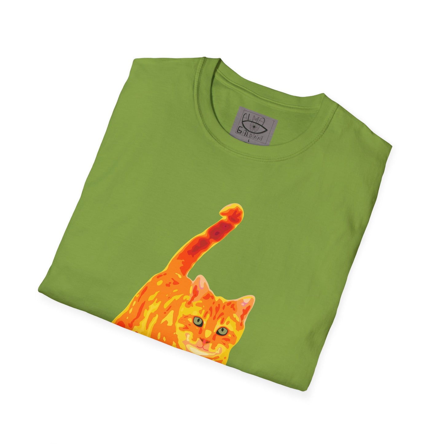 Bright Ginger Cat Unisex Softstyle T-Shirt