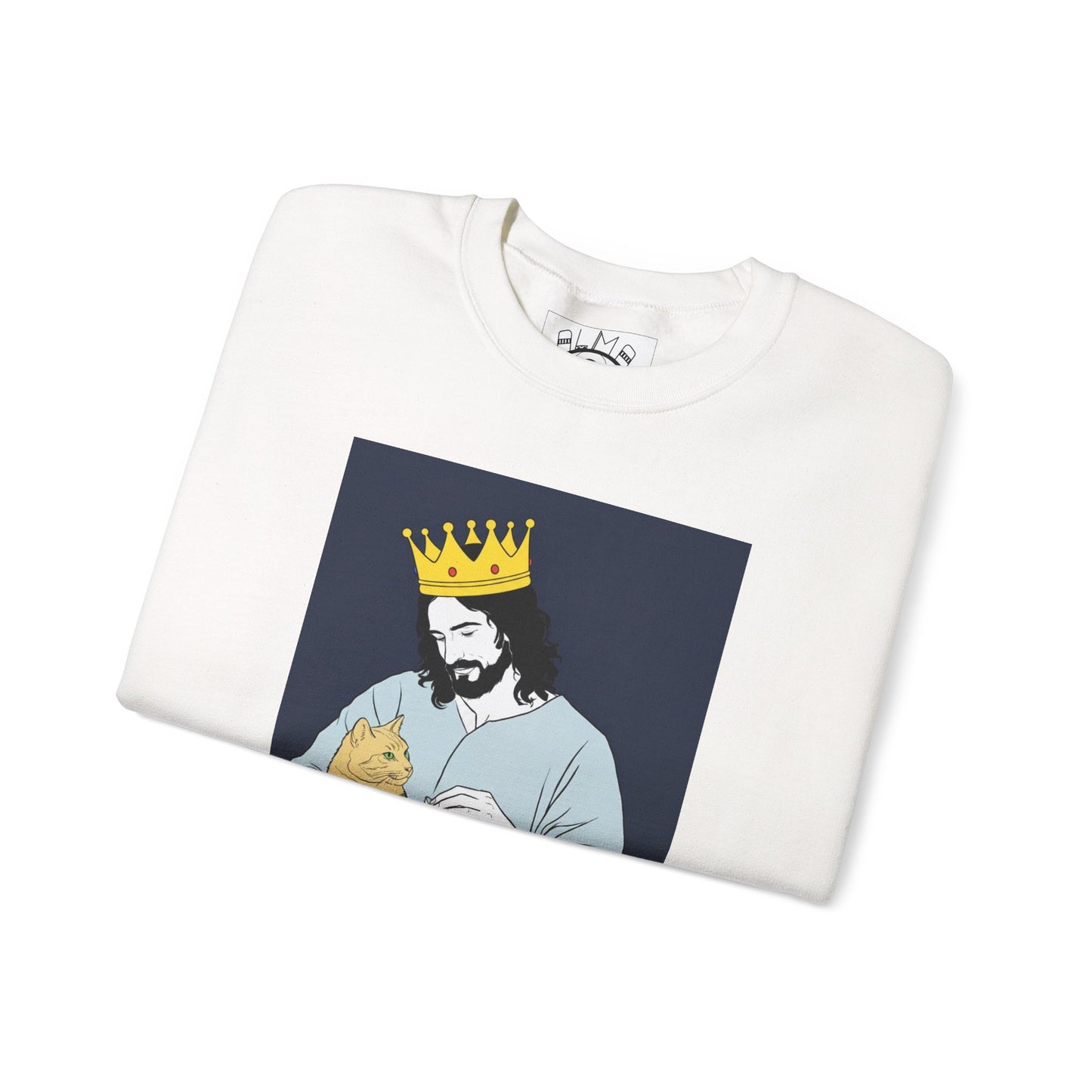 Jeus and cat Unisex Heavy Blend™ Crewneck Sweatshirt