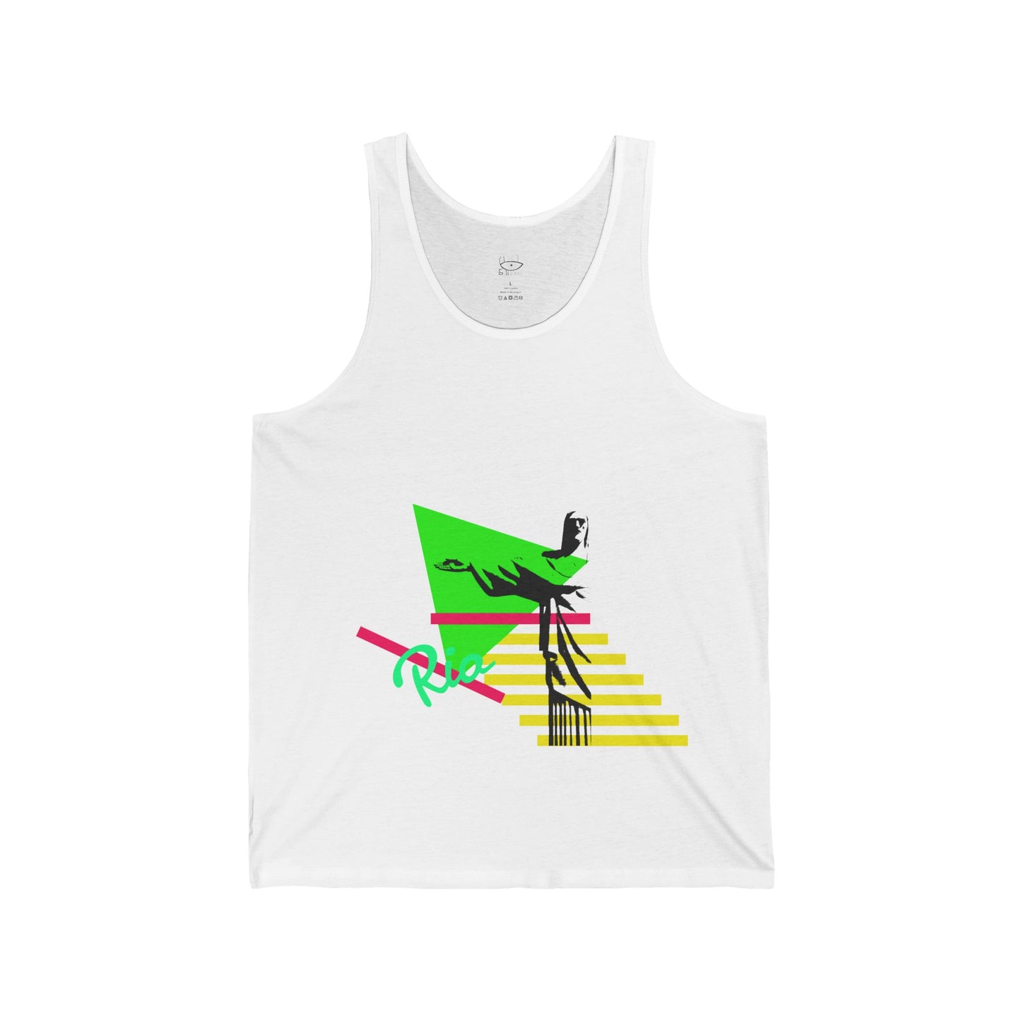 Rio de Janeiro Unisex Jersey Tank, Graphic Sleeveless Tee, Beachwear, Festival Outfit, Casual Summer Style