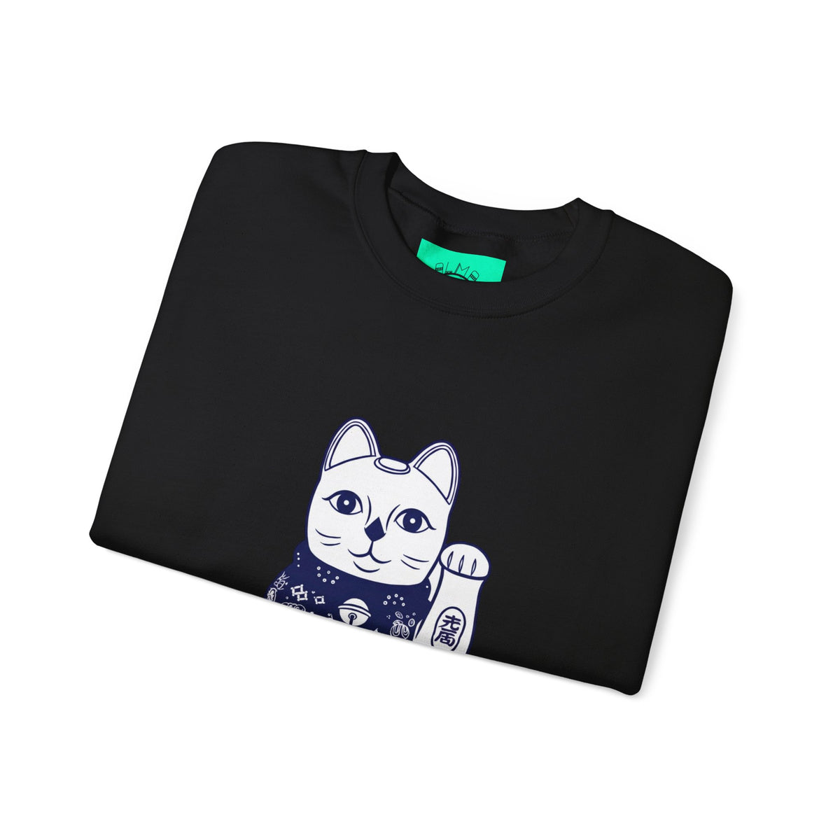 Good Luck Cat Unisex Heavy Blend™ Crewneck Sweatshirt