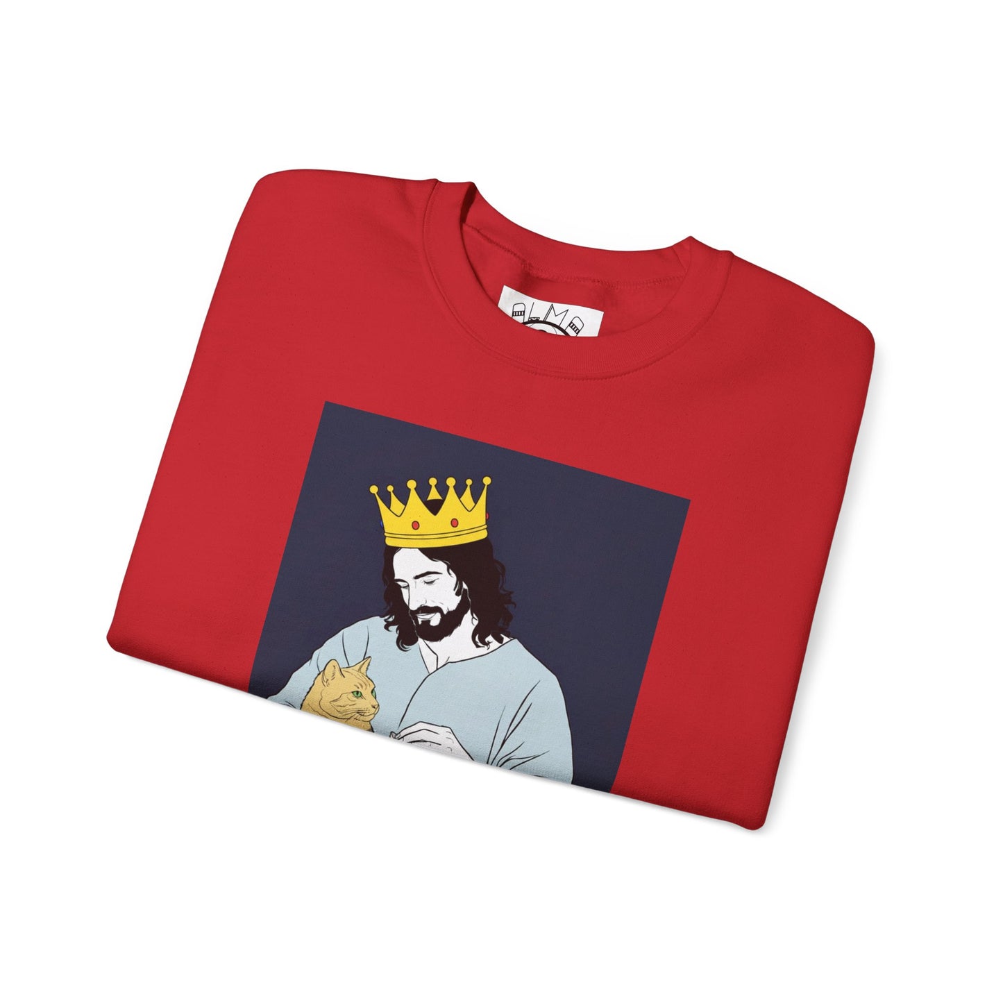 Jeus and cat Unisex Heavy Blend™ Crewneck Sweatshirt