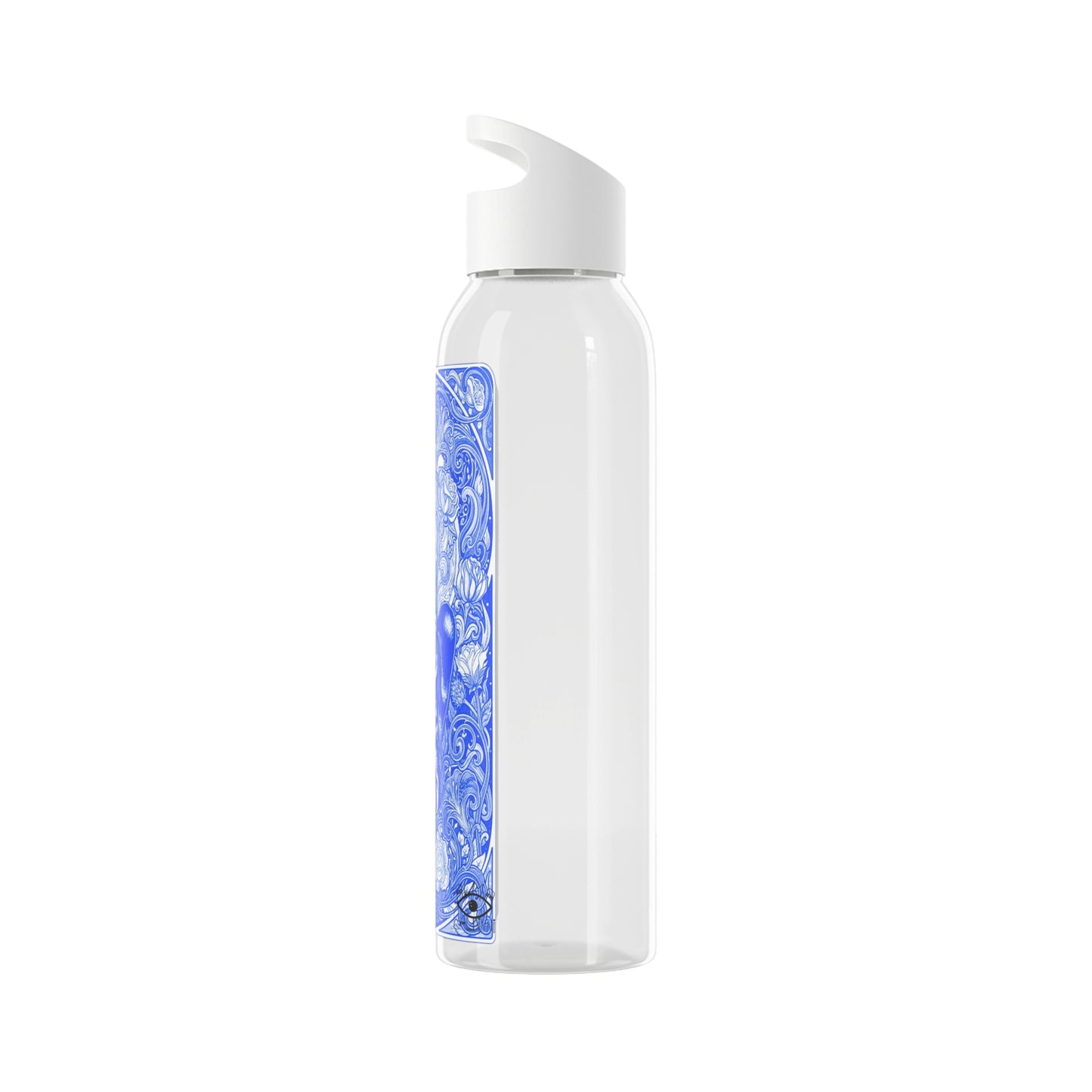Art nouveaux blue tiles Sky Water Bottle