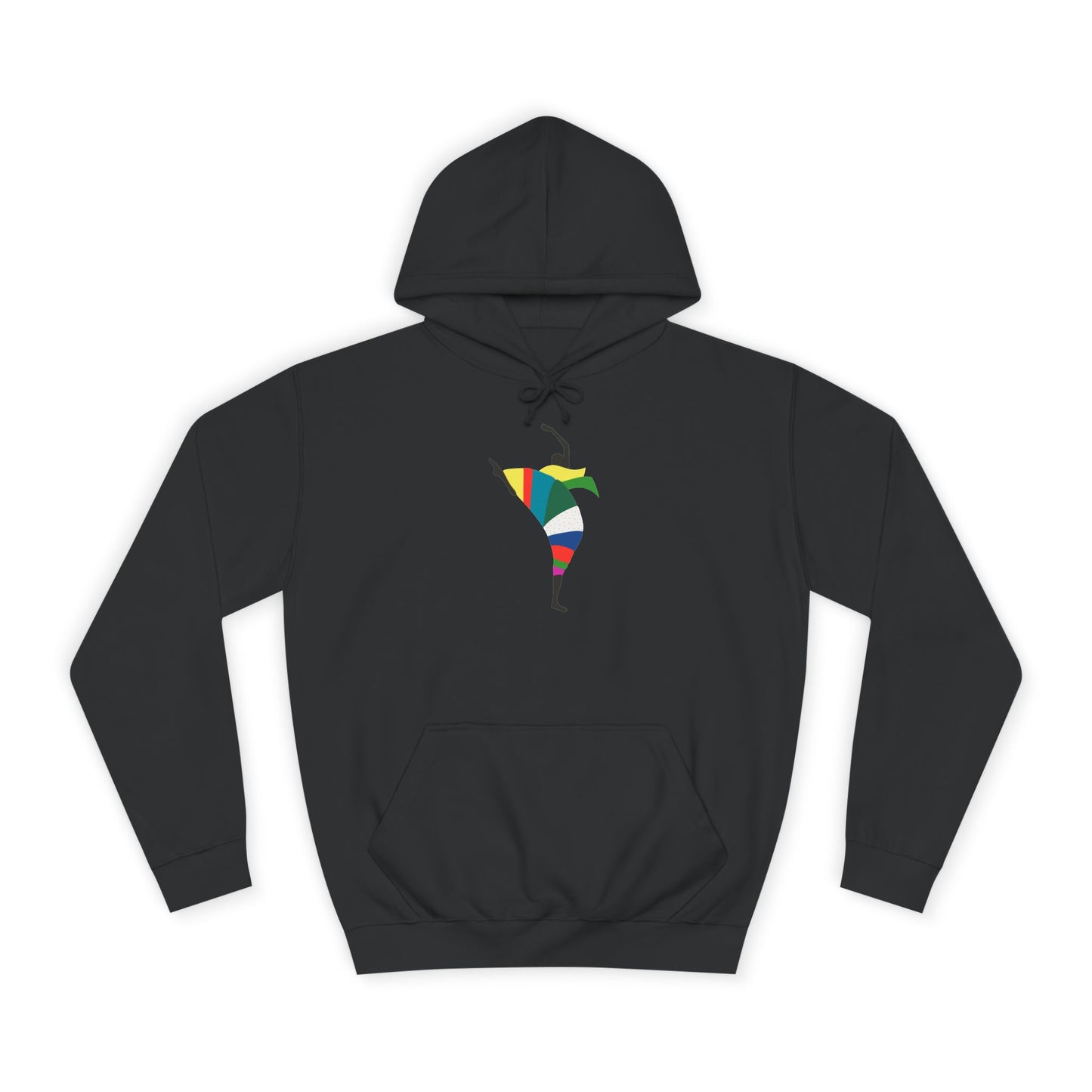 Colorful Dancer Unisex College Hoodie - Stylish Daily Wear