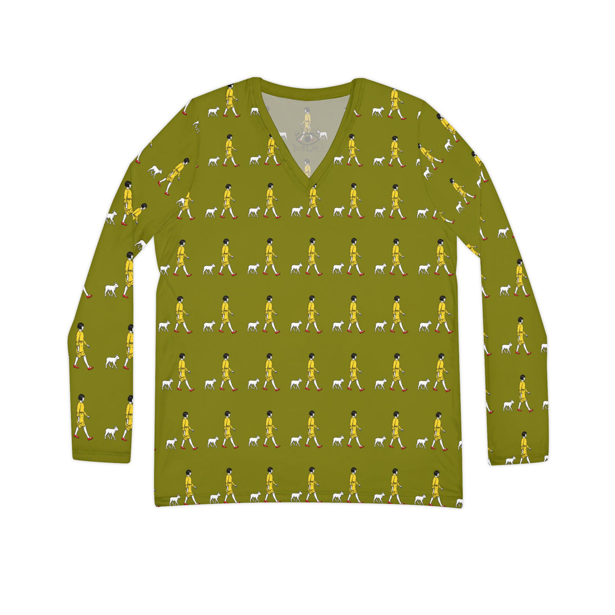 Fashion Farm Women's Long Sleeve V-neck Shirt (AOP)