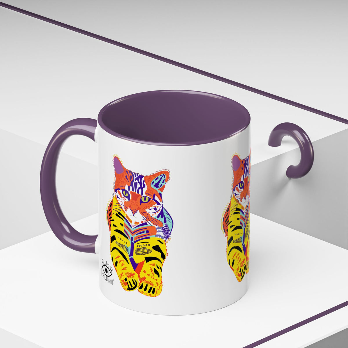 Tiger Cat Accent Coffee Mug (11, 15oz)