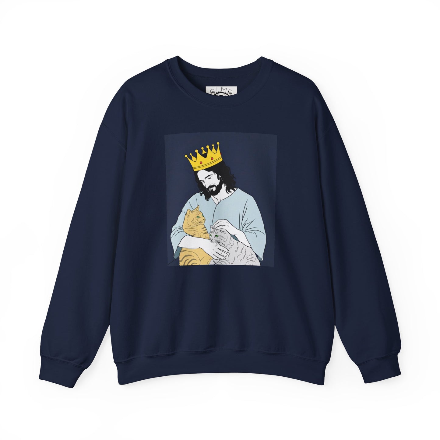 Jeus and cat Unisex Heavy Blend™ Crewneck Sweatshirt
