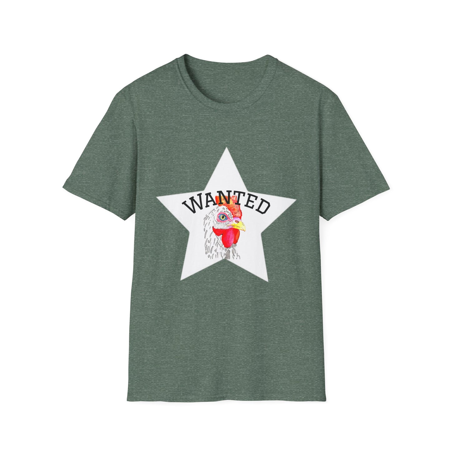 Wanted Heart T-Shirt | Unisex Softstyle Tee for Animal Lovers, Unique Gift, Casual Wear, Valentine's Day, Birthday, Fun Graphics