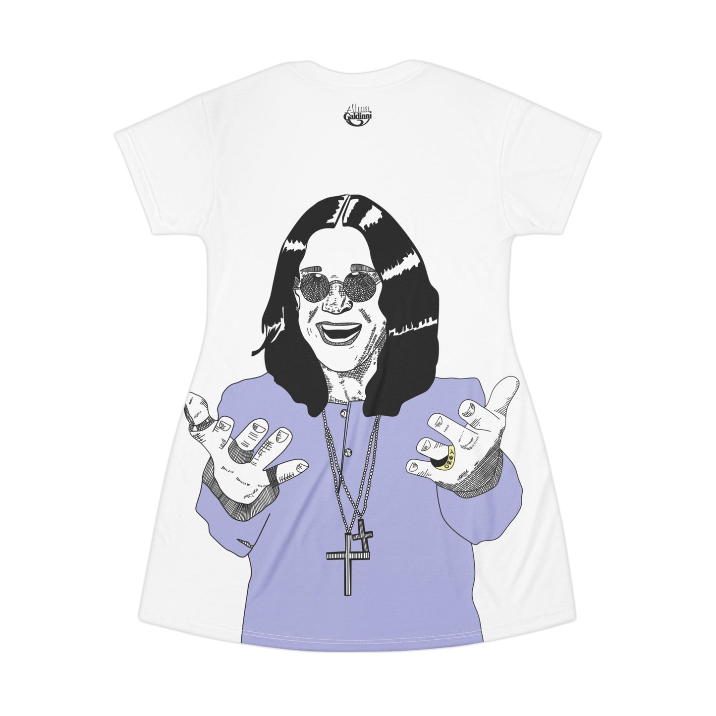 Ozzy T-Shirt Dress (AOP)