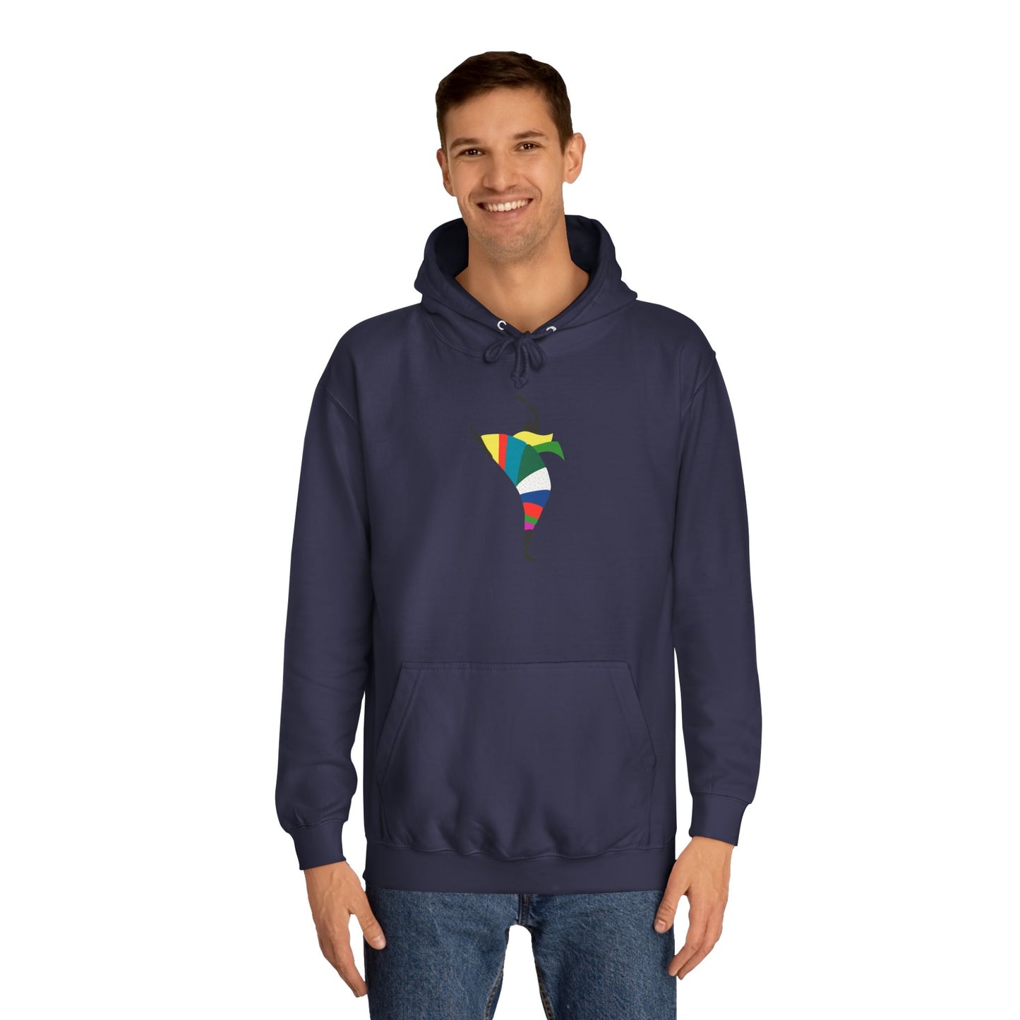Colorful Dancer Unisex College Hoodie - Stylish Daily Wear
