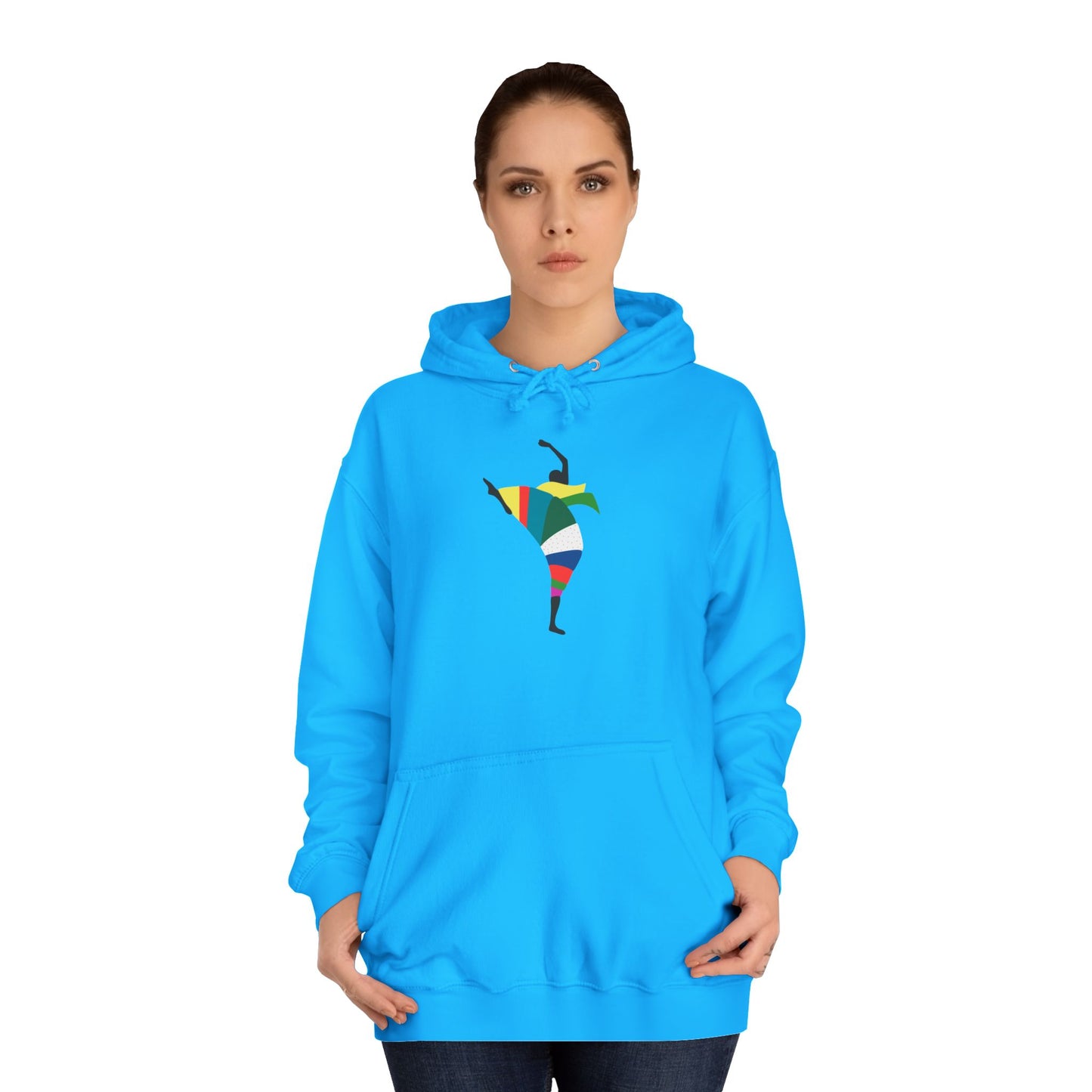 Colorful Dancer Unisex College Hoodie - Stylish Daily Wear