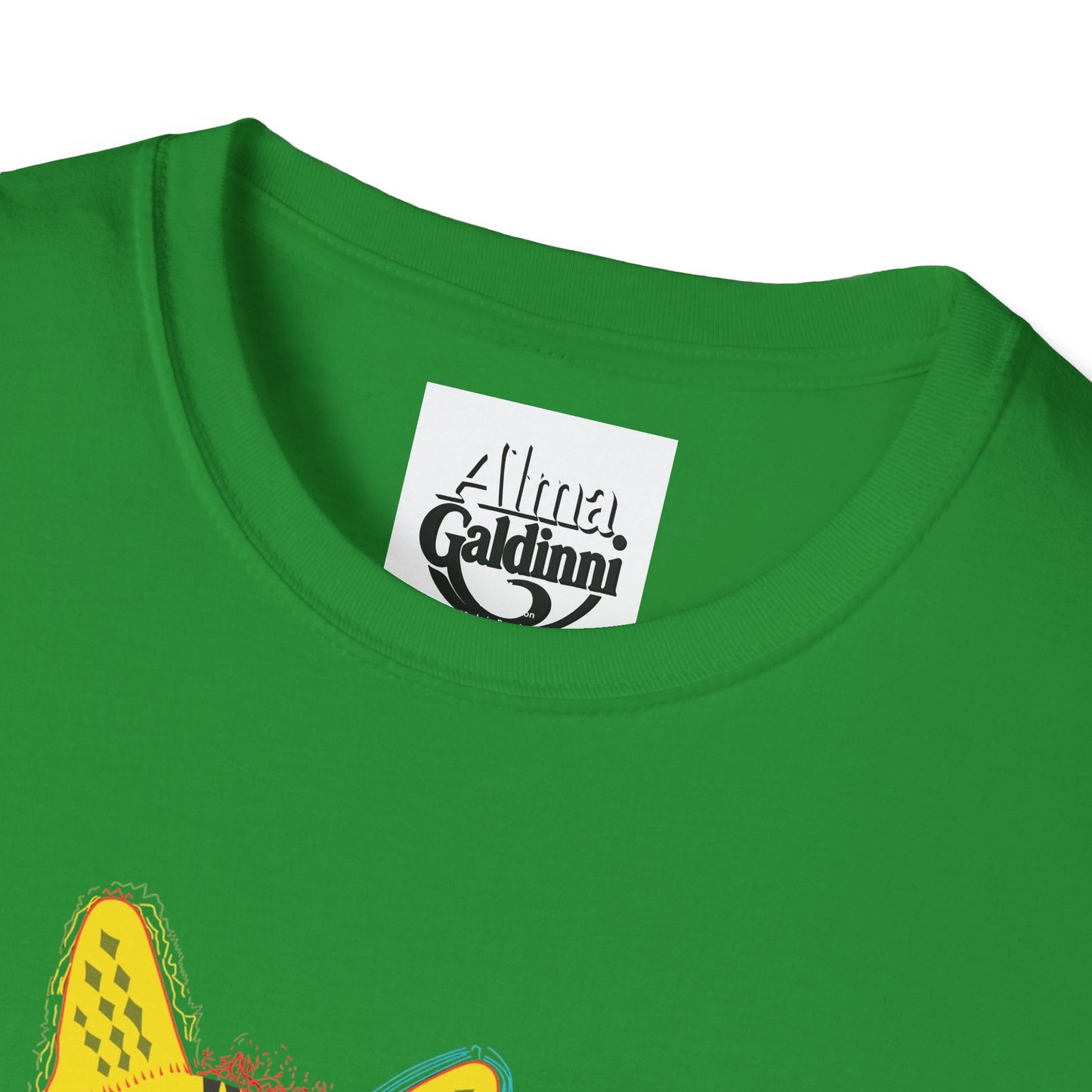 Yellow Cat Unisex Softstyle T-Shirt