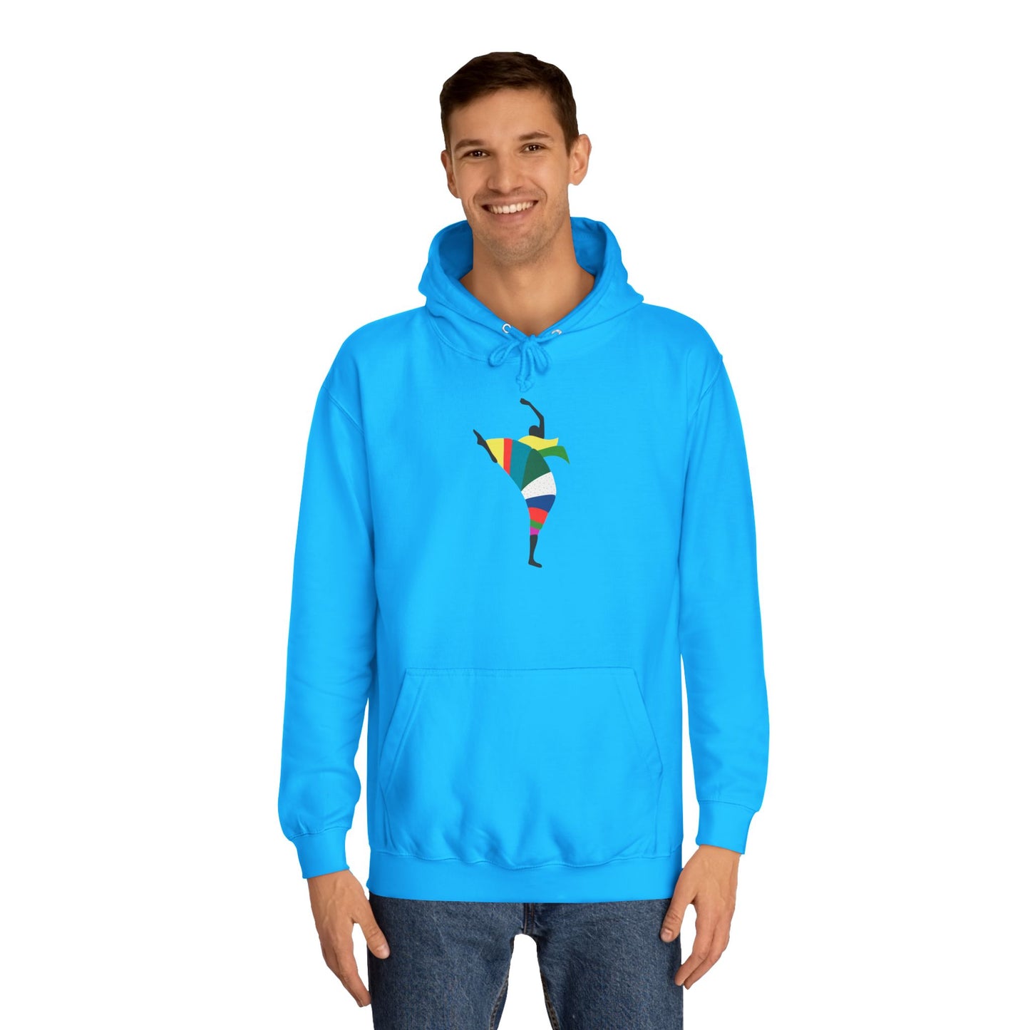 Colorful Dancer Unisex College Hoodie - Stylish Daily Wear