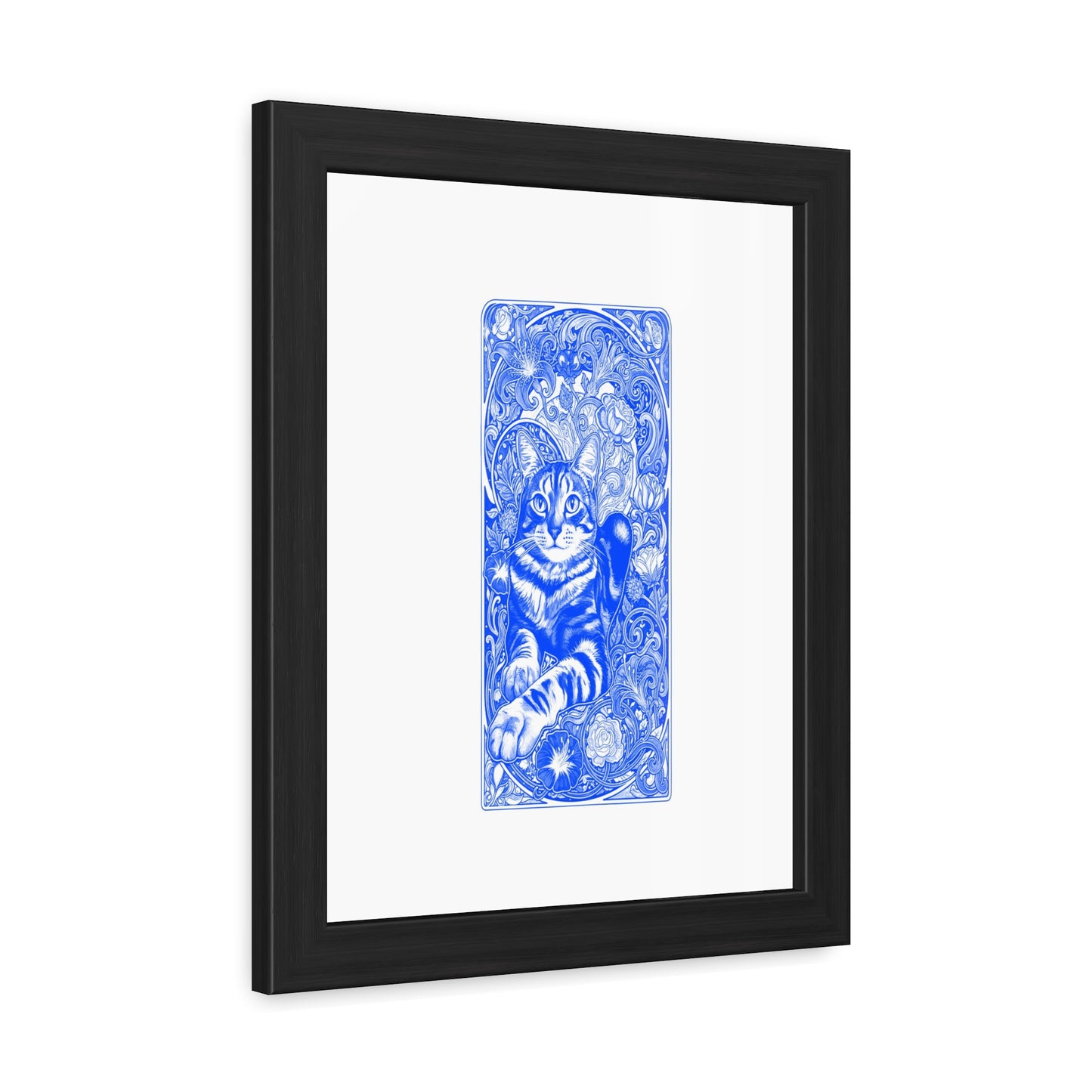 Art Nouveaux Cat Framed Posters