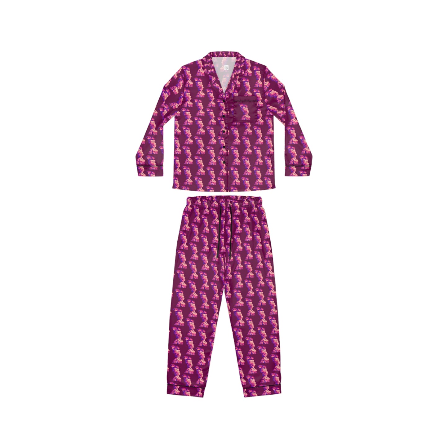 Marie Antoinette Women's Satin Pajamas (AOP)