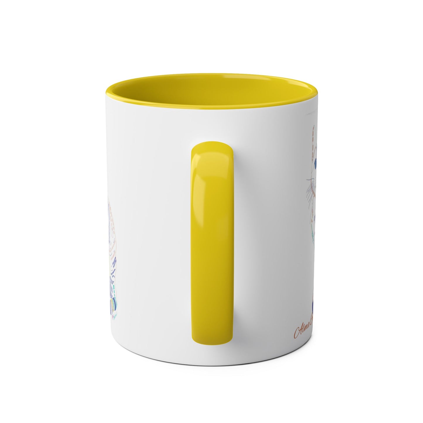 White Cat Mug