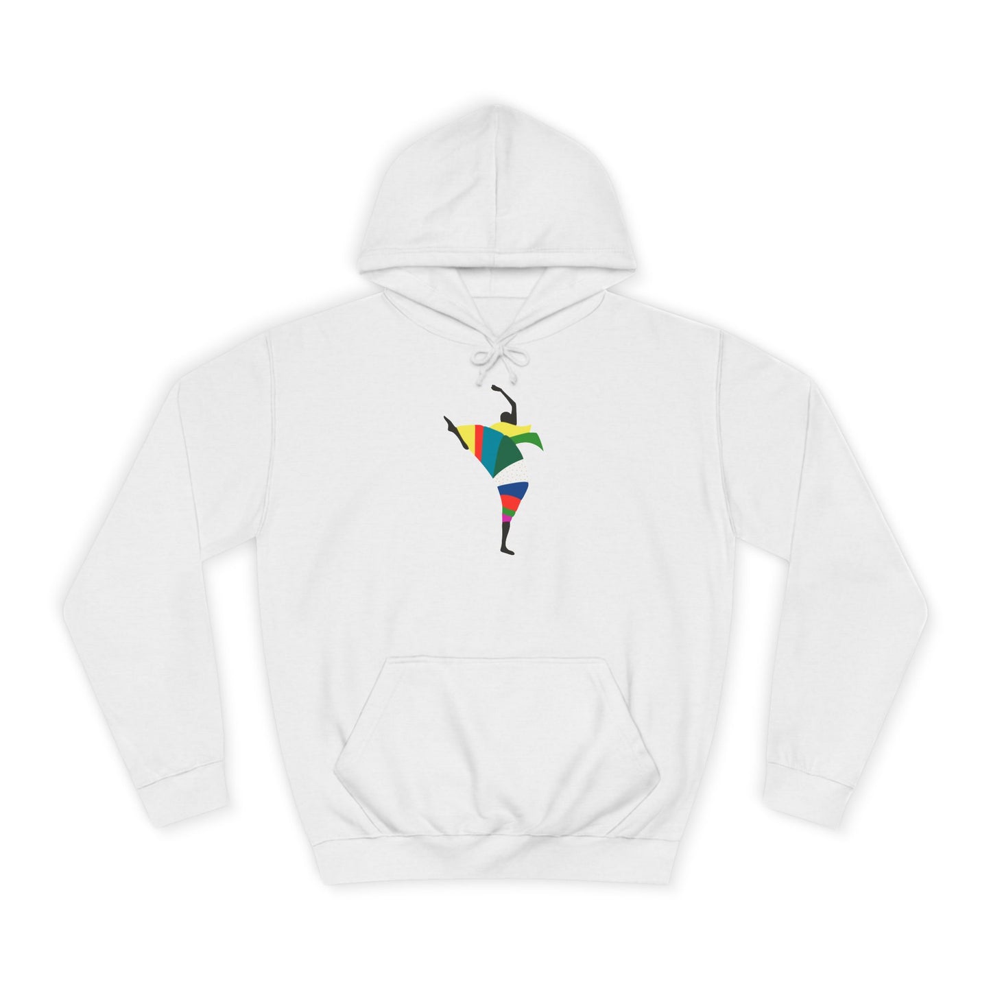 Colorful Dancer Unisex College Hoodie - Stylish Daily Wear