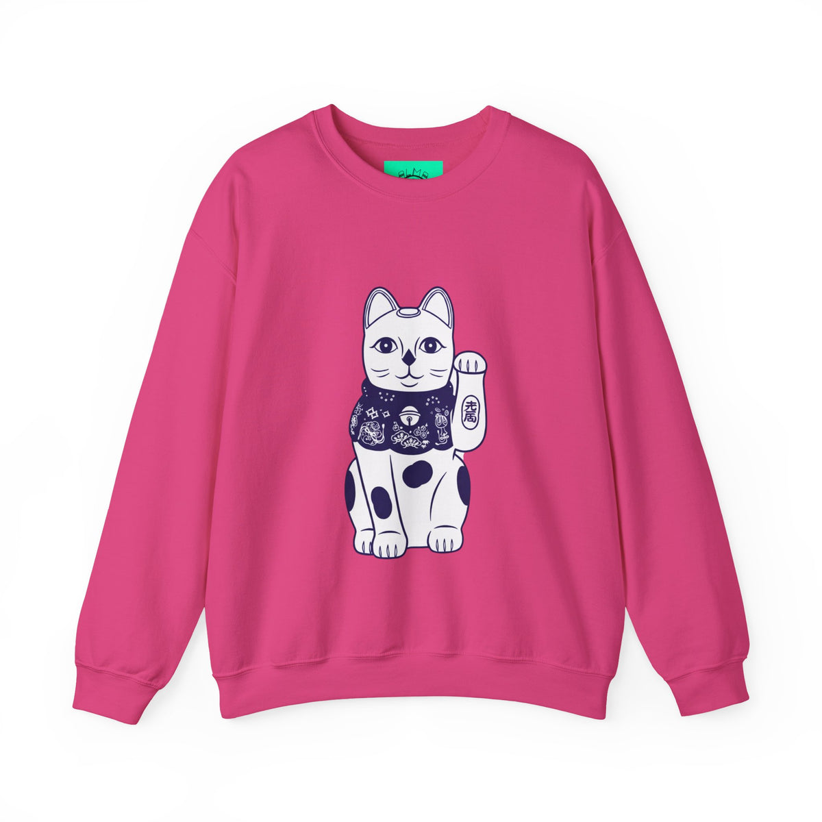 Good Luck Cat Unisex Heavy Blend™ Crewneck Sweatshirt