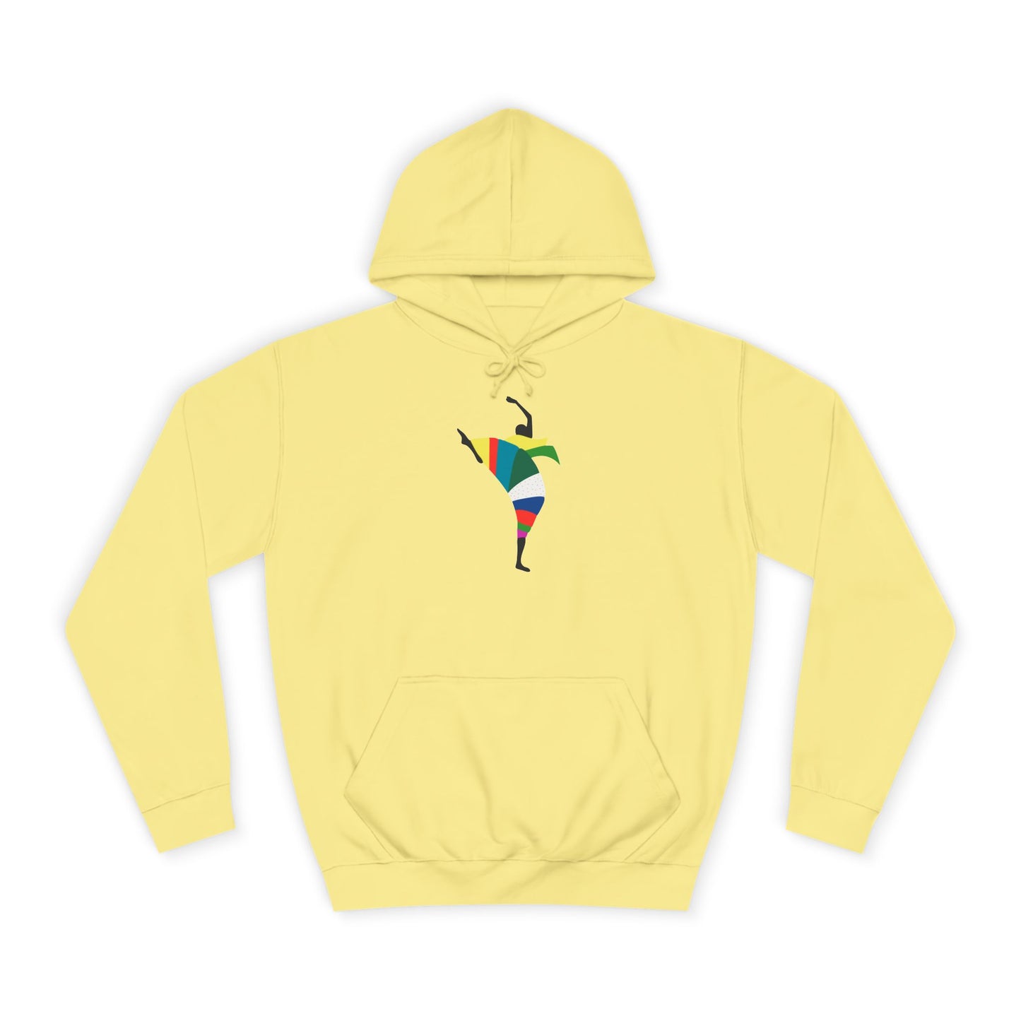 Colorful Dancer Unisex College Hoodie - Stylish Daily Wear