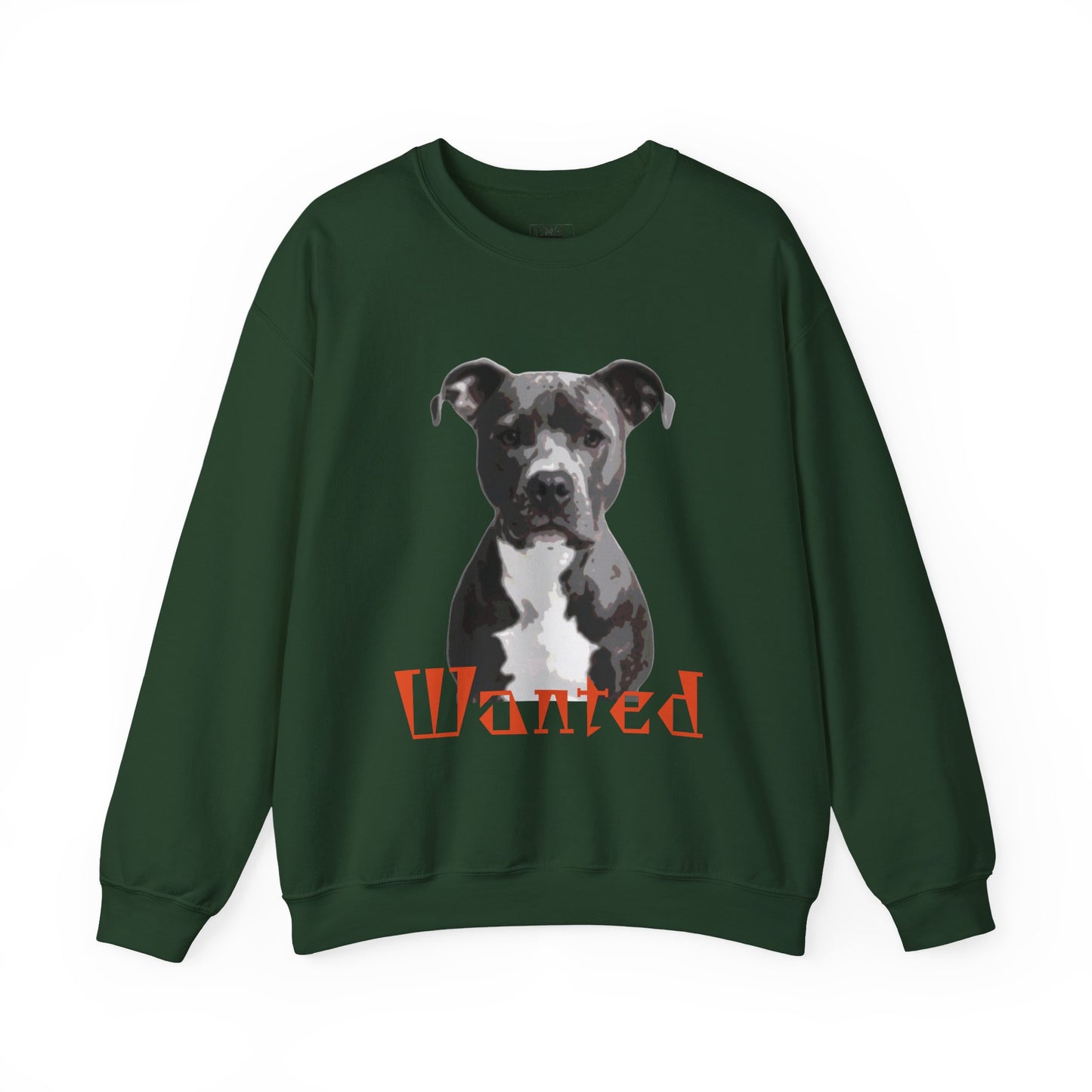 Wanted Dog Sweatshirt, Cozy Crewneck, Animal Lover Gift, Pet Enthusiast Apparel, Casual Unisex Top