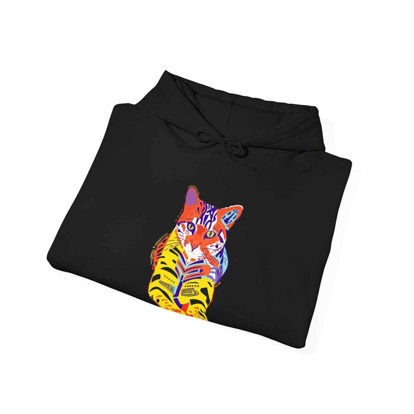 Tiger Cat Unisex Heavy Blend™ Hooded Sweatshirt