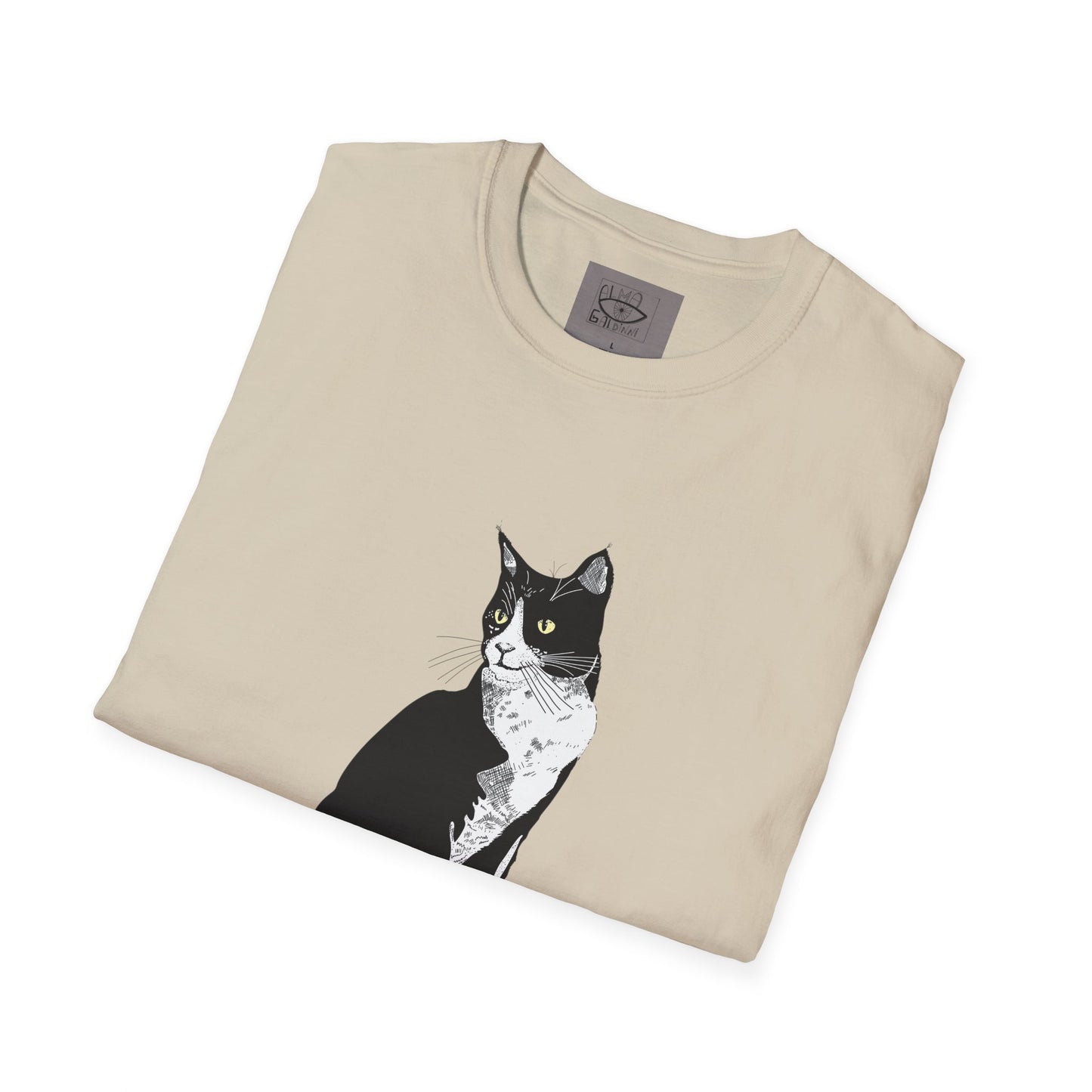 Sexy Black Cat Unisex Softstyle T-Shirt