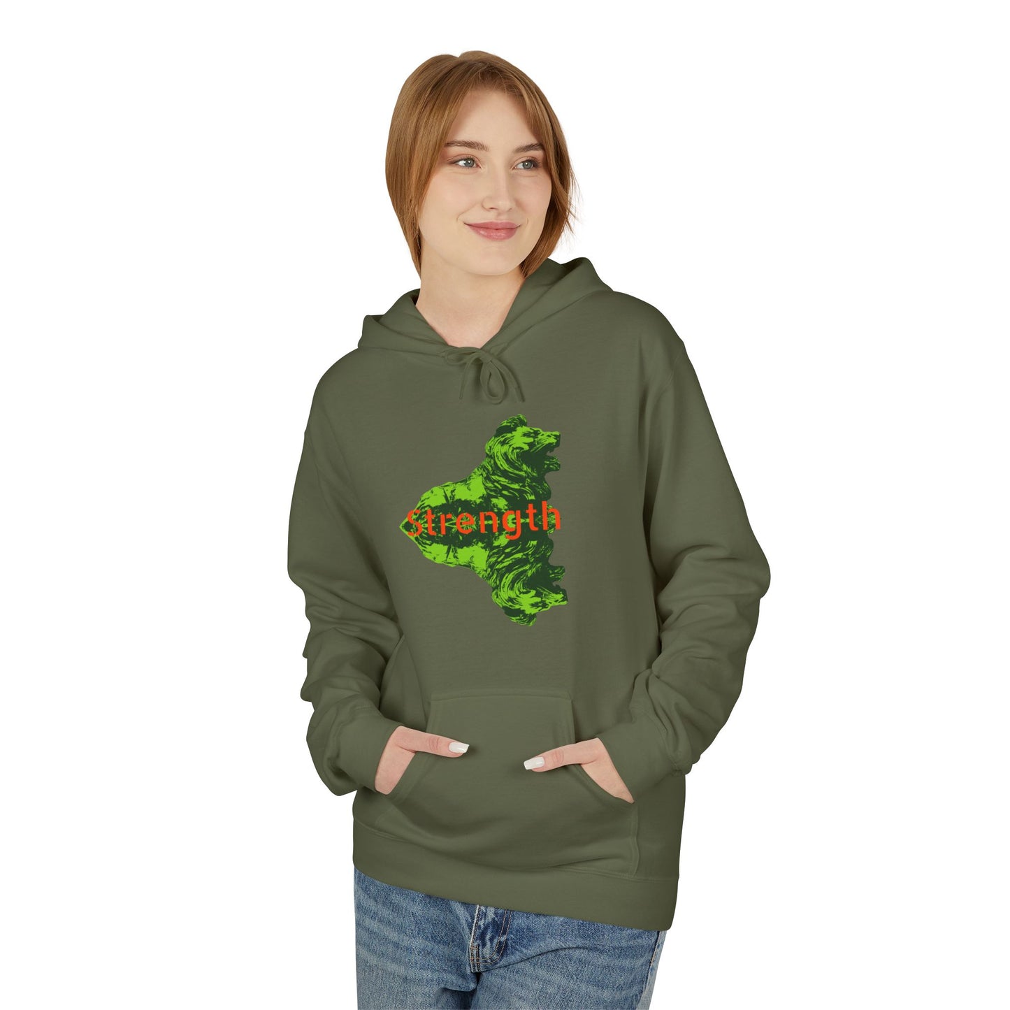 Lion Unisex Midweight Softstyle Fleece Hoodie