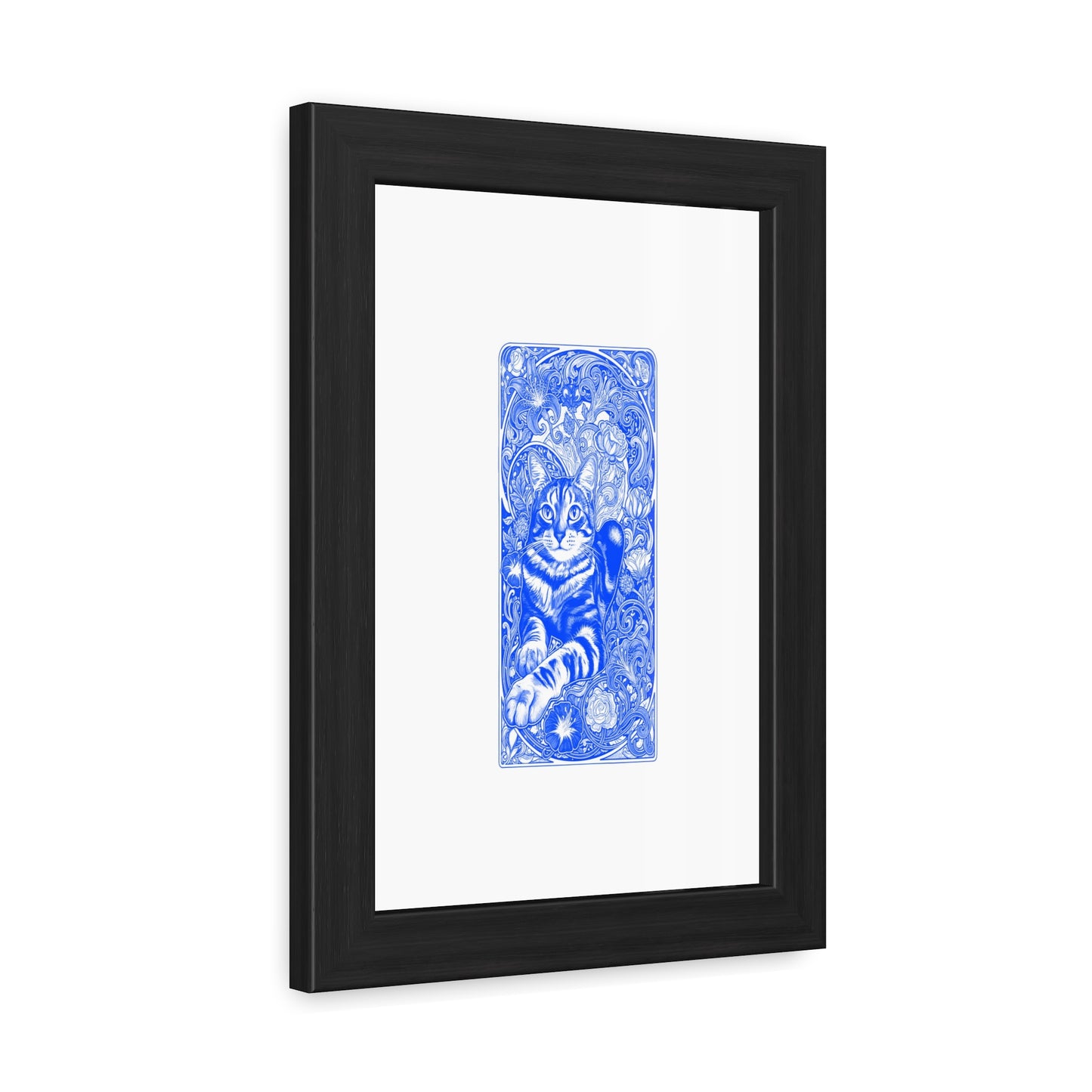 Art Nouveaux Cat Framed Posters