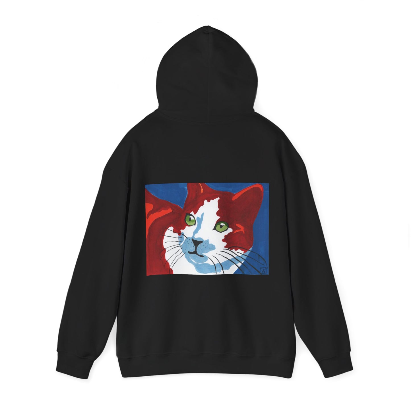 Artistic Cat Hoodie - Unisex Heavy Blend™ Sweatshirt