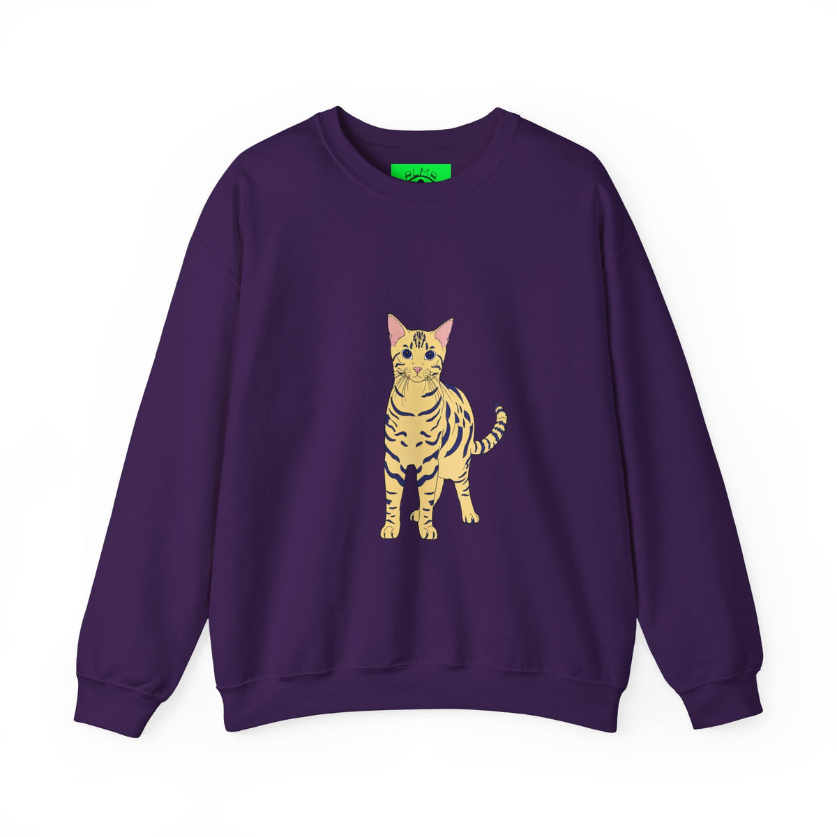 Bengal Cat cartoon Unisex Heavy Blend™ Crewneck Sweatshirt