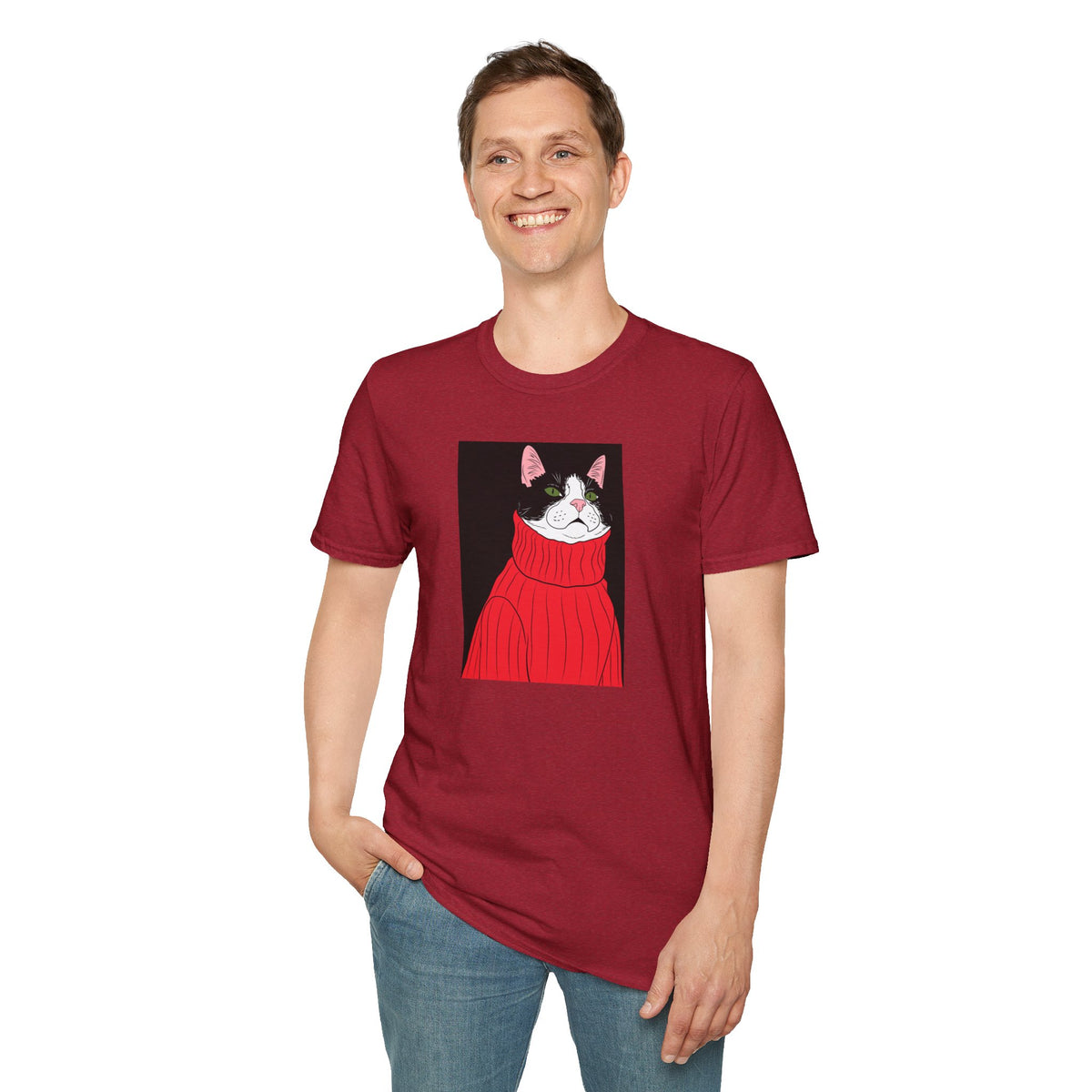 Lazy Cat Unisex Softstyle T-Shirt