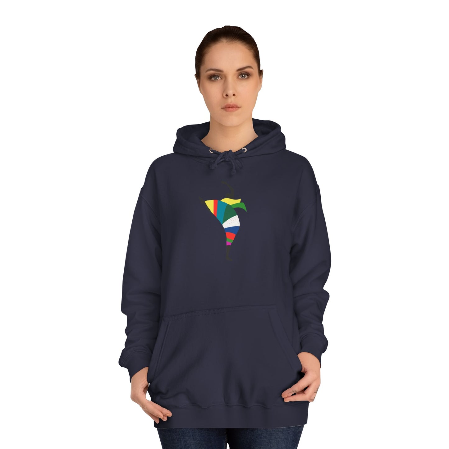 Colorful Dancer Unisex College Hoodie - Stylish Daily Wear