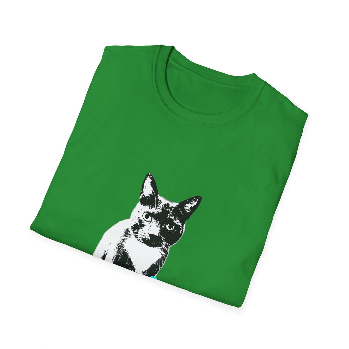 Bertie customer cat Unisex Softstyle T-Shirt