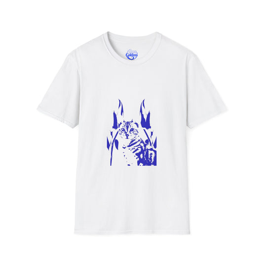 Cat & Tulips Unisex Softstyle T-Shirt