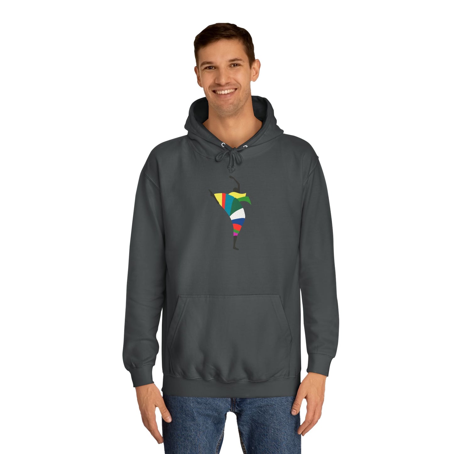 Colorful Dancer Unisex College Hoodie - Stylish Daily Wear