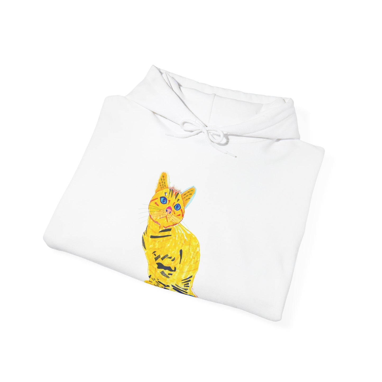 Yellow Cat Unisex Heavy Blend™ Hooded Sweatshirt